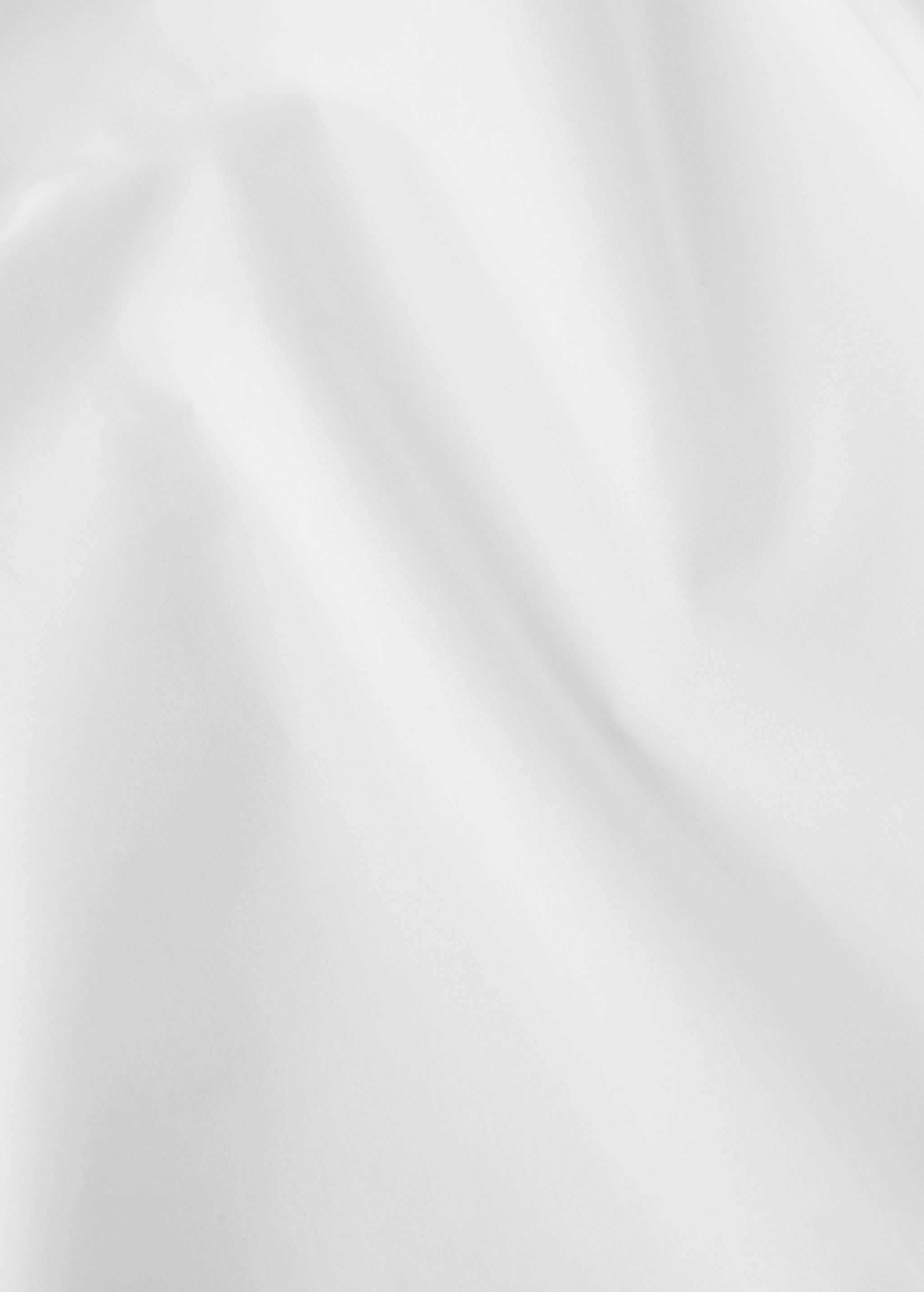 Percale cotton lace flat sheet King bed - Details of the article 3