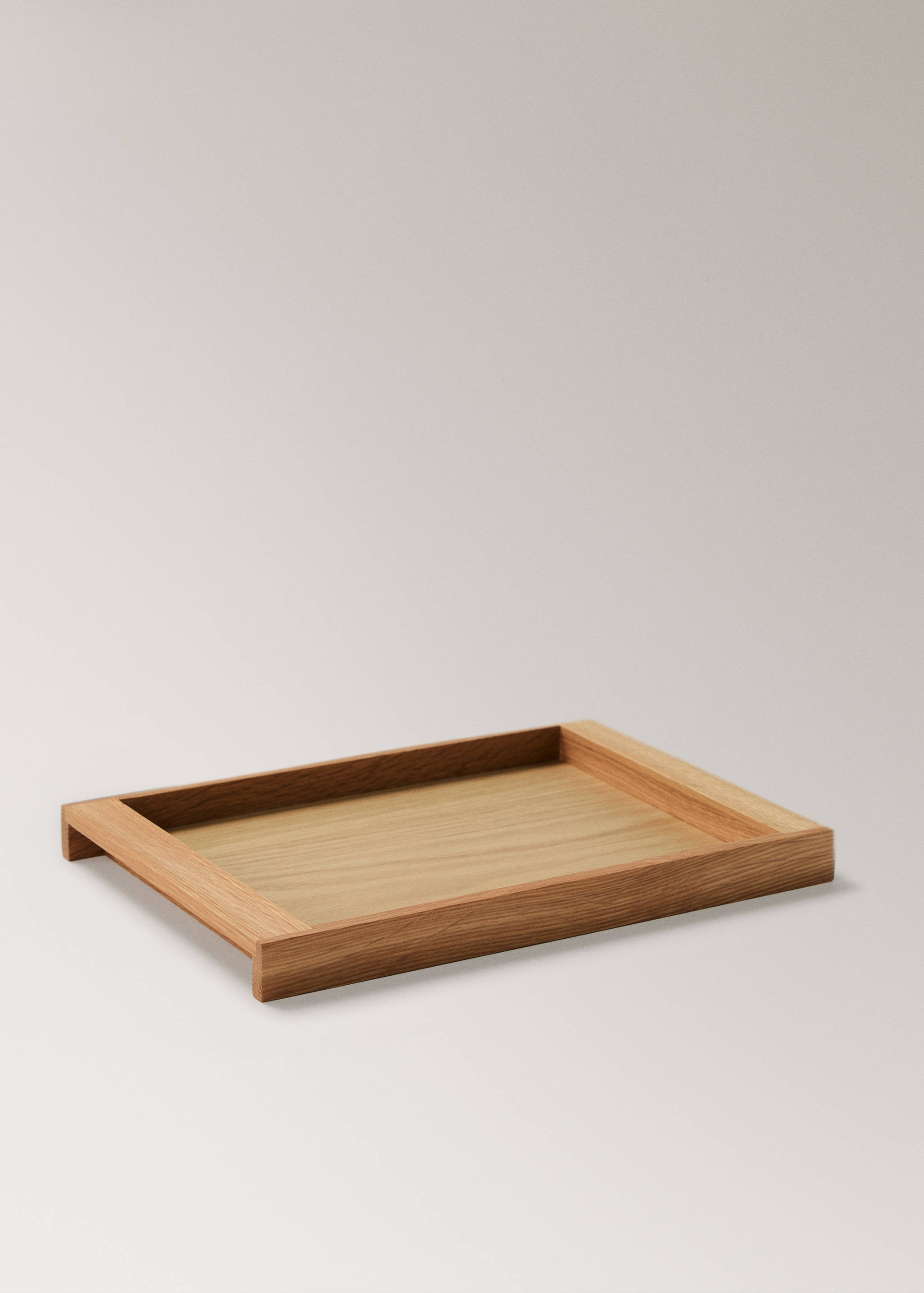Medium rectangular wooden tray - Details of the article 1