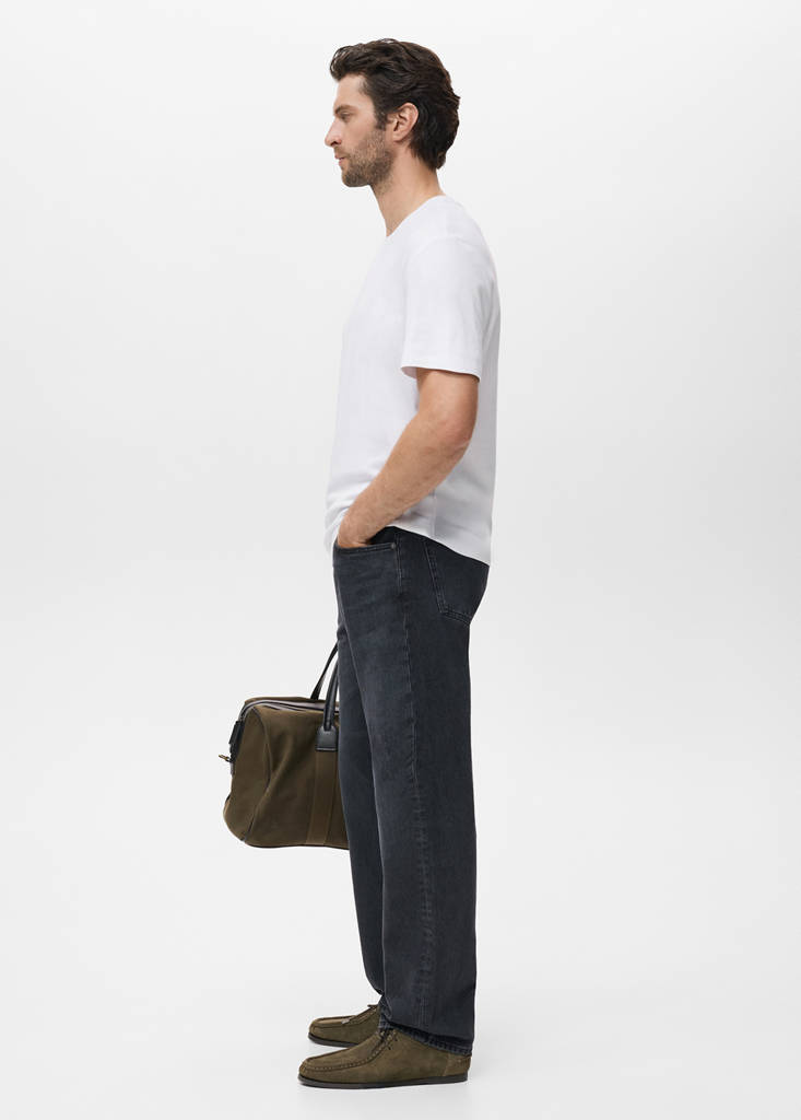 Medium weight regular fit T-shirt — White