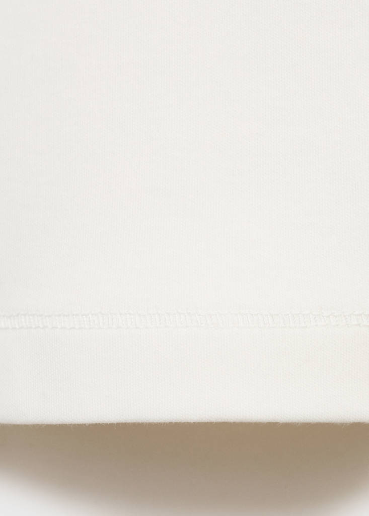 Medium weight regular fit T-shirt — White
