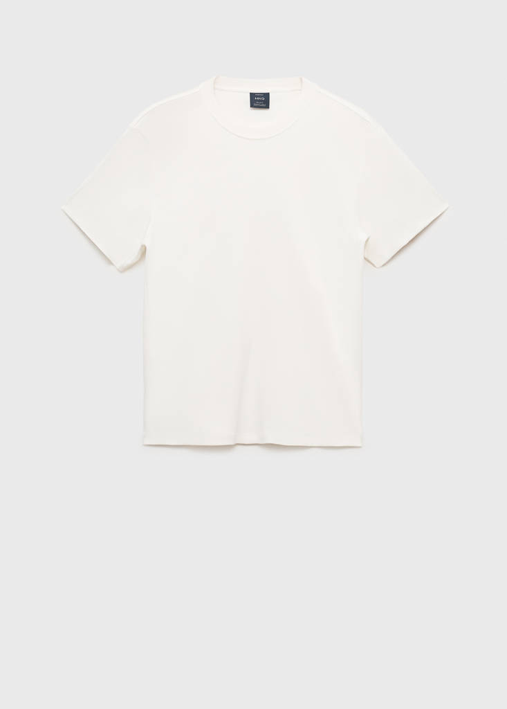 Medium weight regular fit T-shirt — White