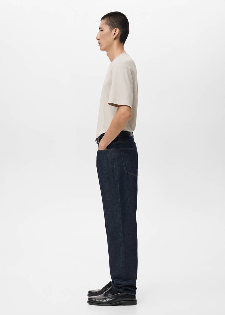Medium weight regular fit T-shirt — Sand