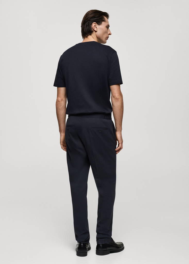 Medium weight regular fit T-shirt — Dark Navy