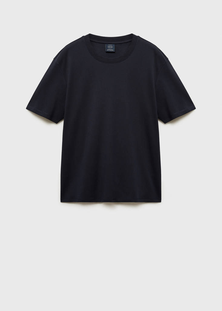 Medium weight regular fit T-shirt — Dark Navy
