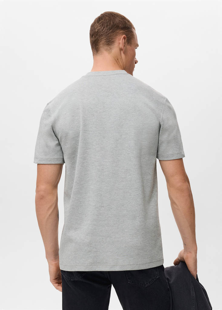 Medium weight regular fit T-shirt — Medium Heather Grey