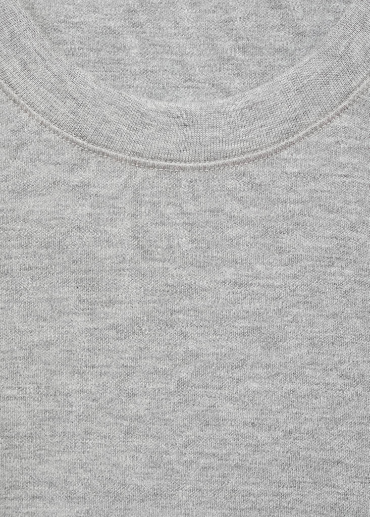Medium weight regular fit T-shirt — Medium Heather Grey