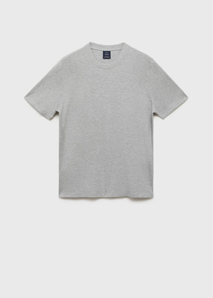 Medium weight regular fit T-shirt — Medium Heather Grey