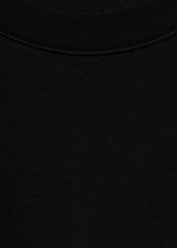Medium weight regular fit T-shirt — Black