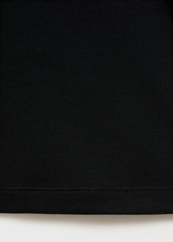 Medium weight regular fit T-shirt — Black