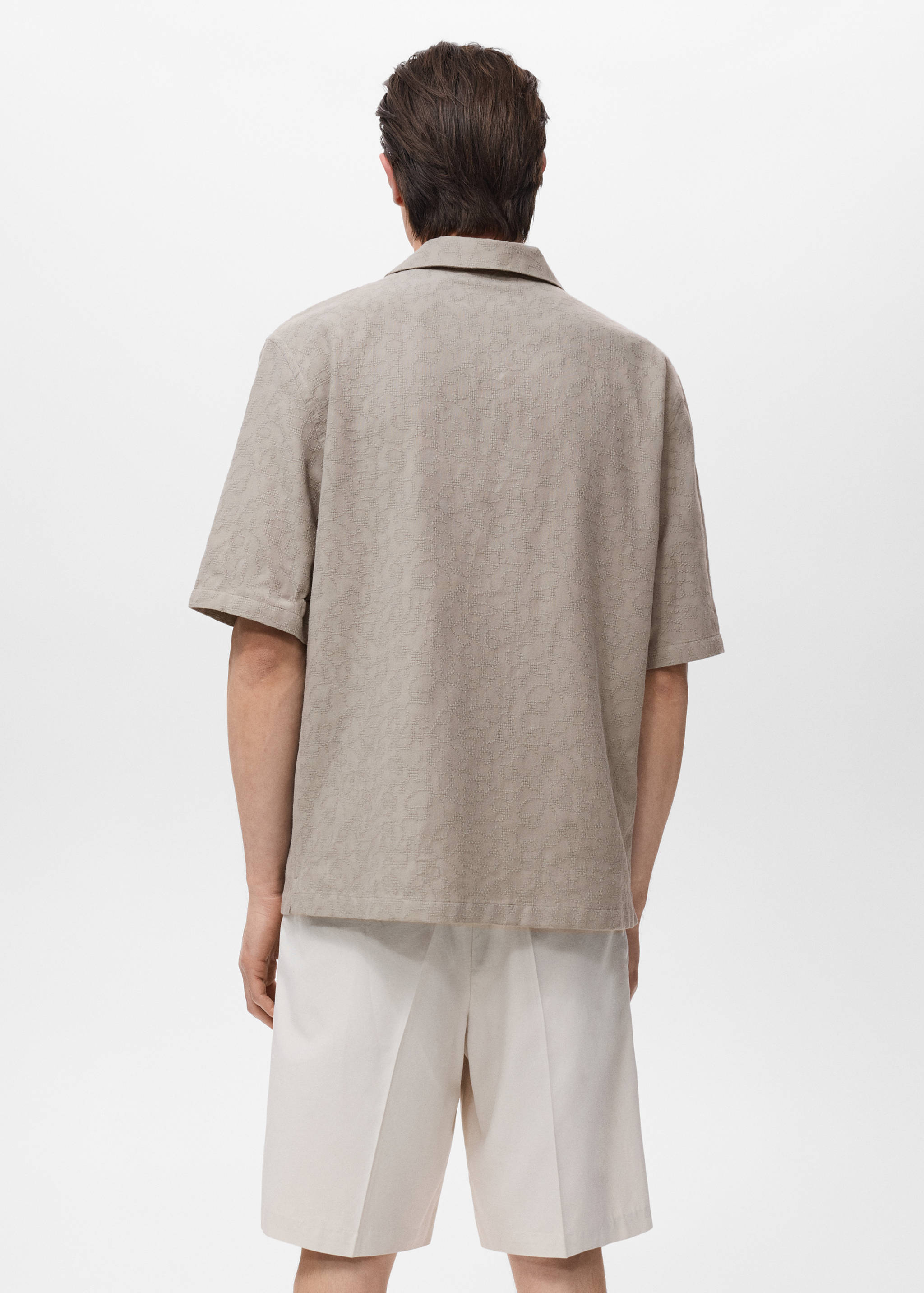 Camicia 100% cotone ricamata - Retro dell'articolo