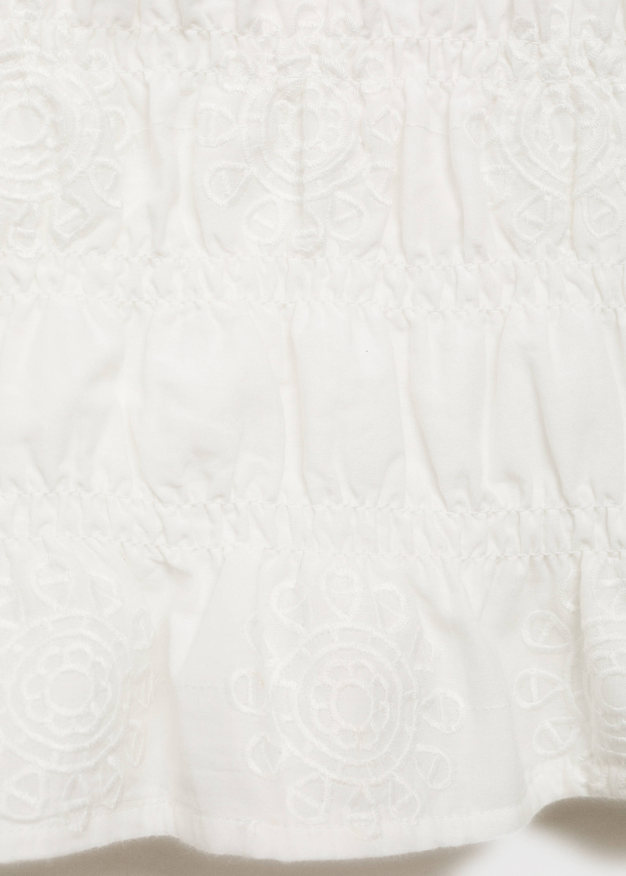 Embroidered crop top - Details of the article 0