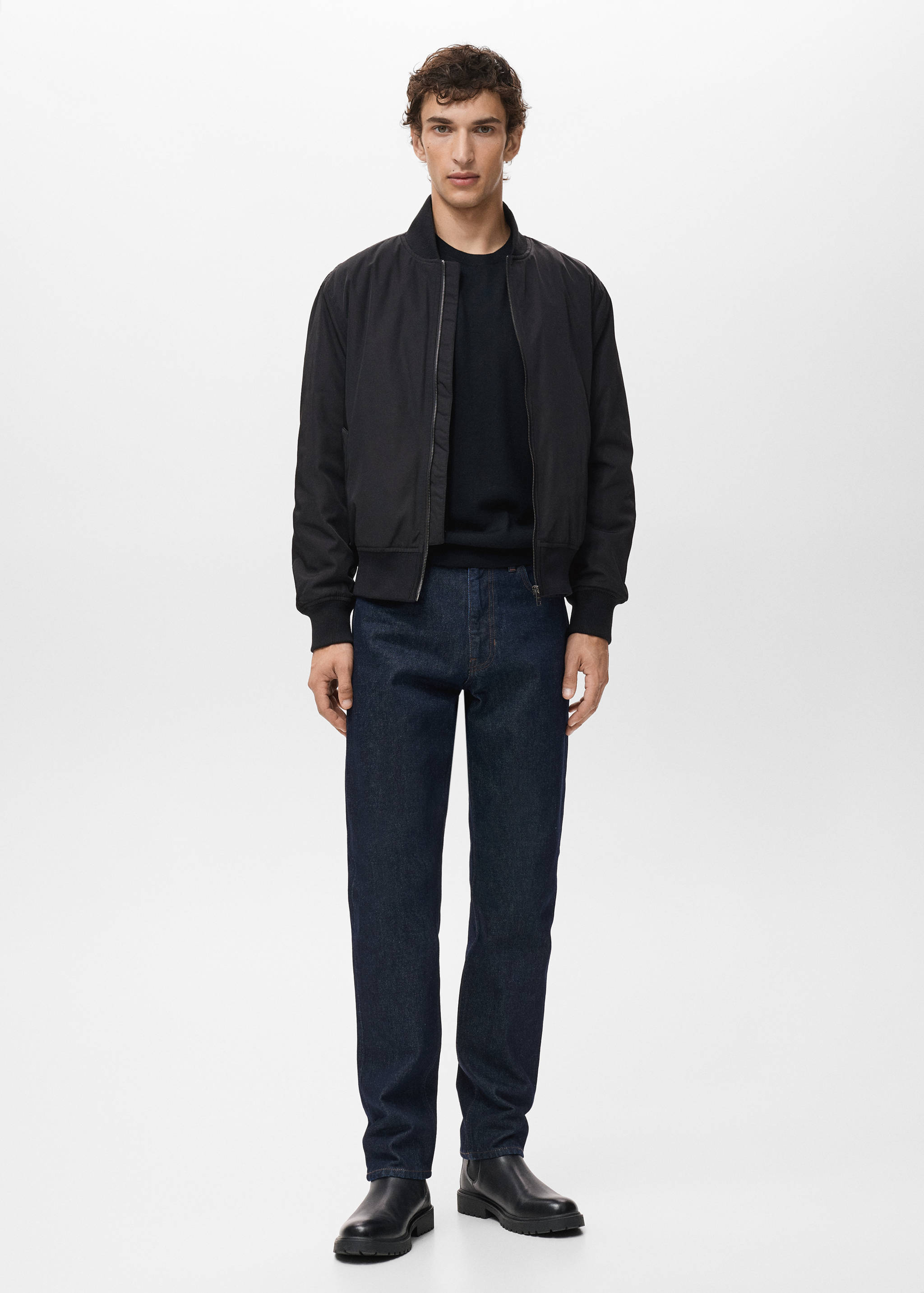 Water-repellent bomber jacket - General plane