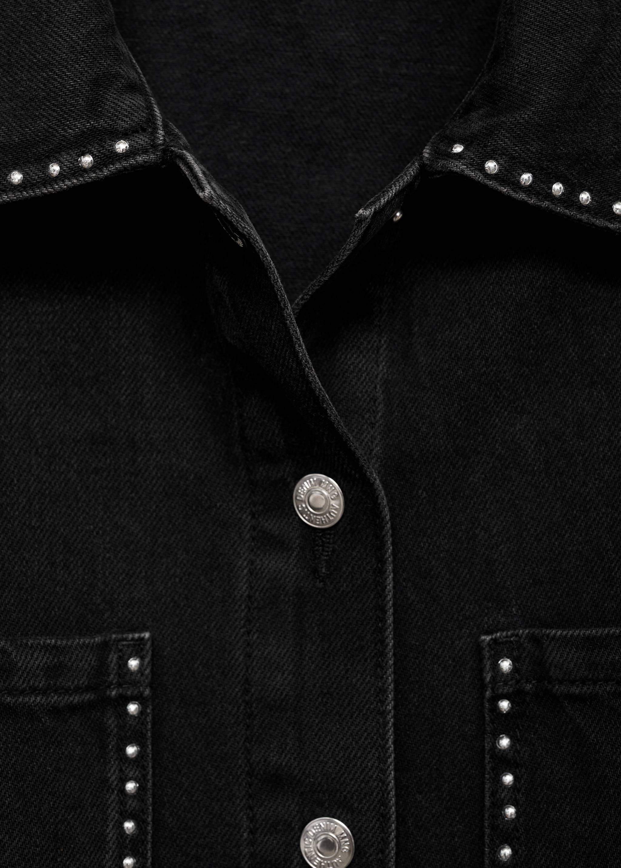 Studded denim jacket - Details of the article 8