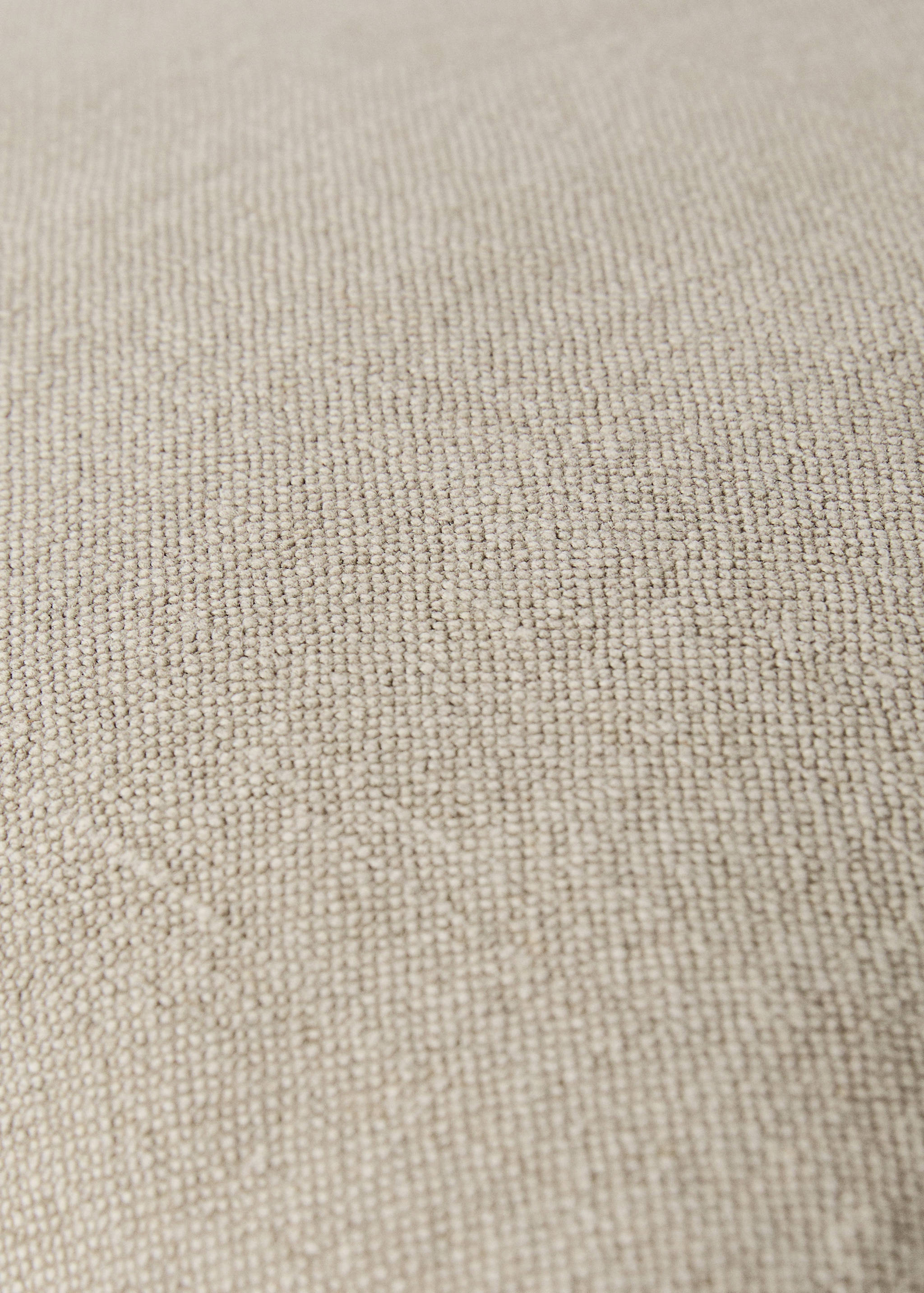 Linen garment-dyed cushion cover 45x45 cm - Details of the article 4