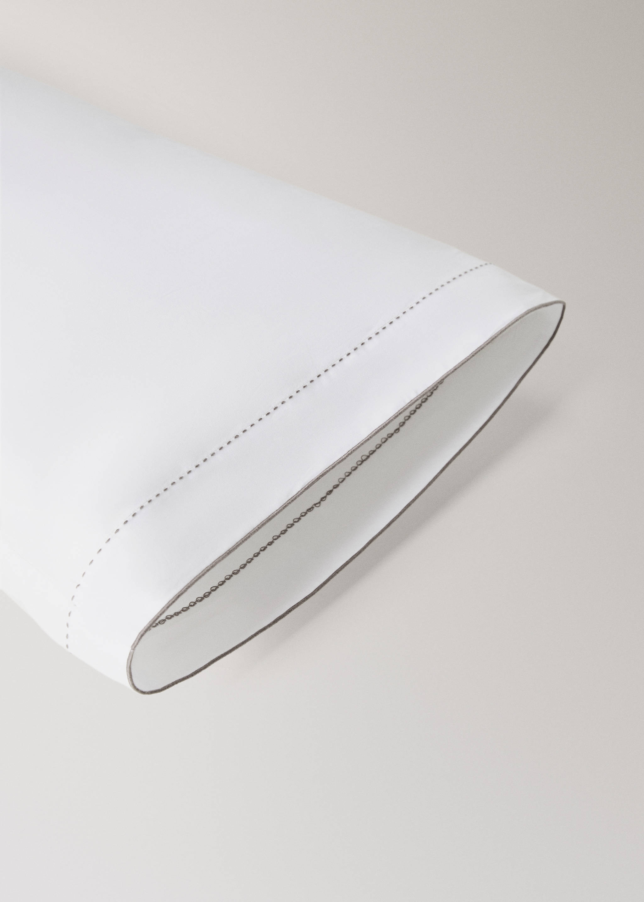 Poszewka na poduszkę z bawełnianego perkalu (200 TC) 45 x 110 cm - Szczegóły artykułu 2