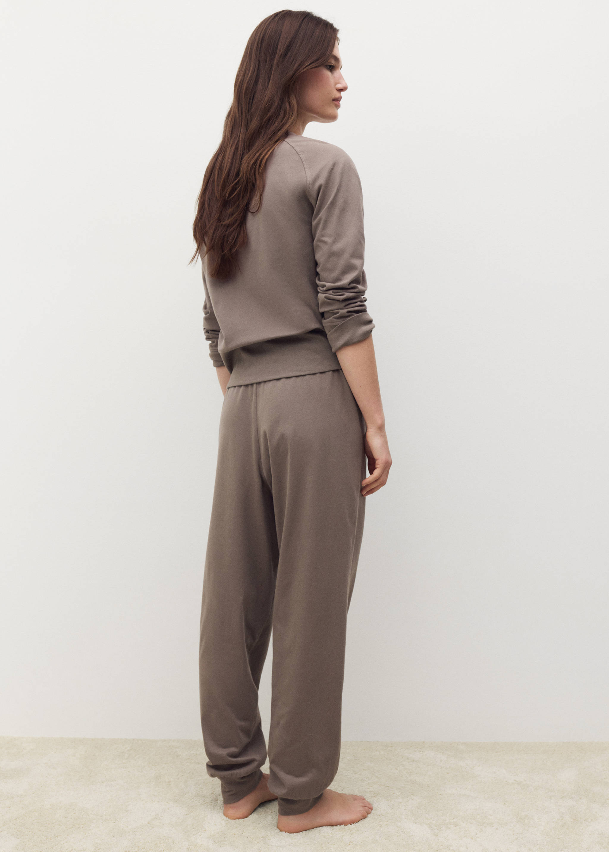 Soft-finish jogger trousers - Reverse of the article