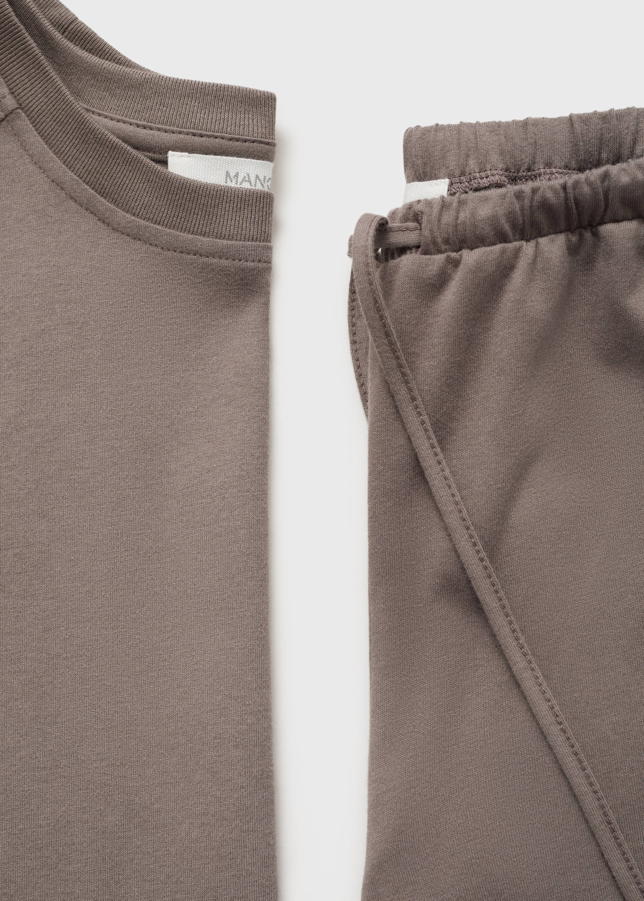 Soft-finish jogger trousers - Details of the article 0