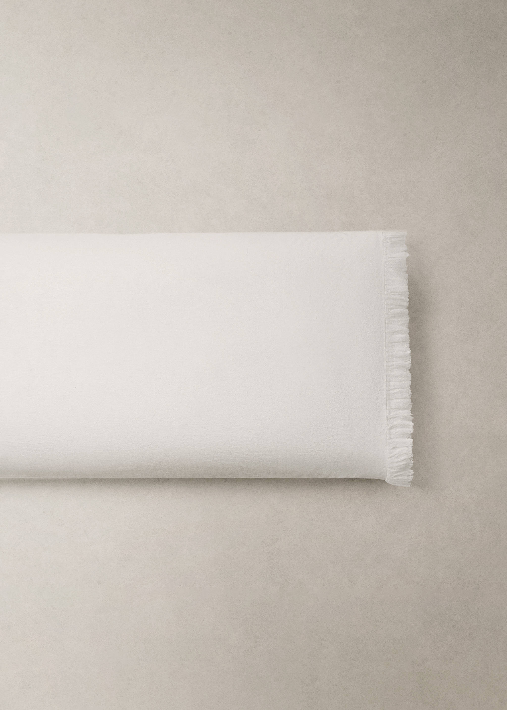 Poszewka na poduszkę z bawełny perkal z falbaną z szyfonu 45x110 cm - Szczegóły artykułu 7