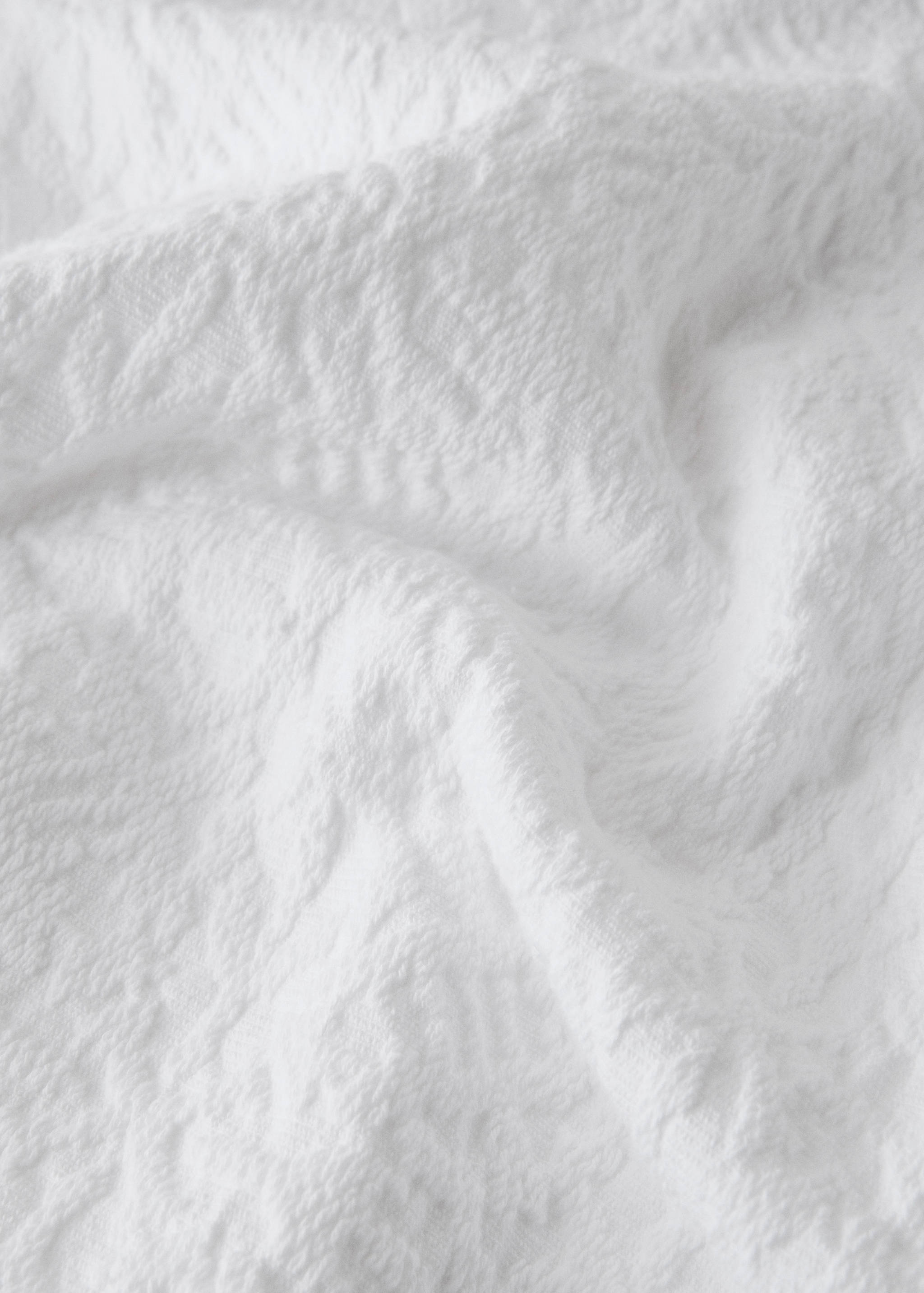 Överkast i bomullsjacquard med mosaikmönster för 130/150 cm säng - Detaljer om artikeln 2