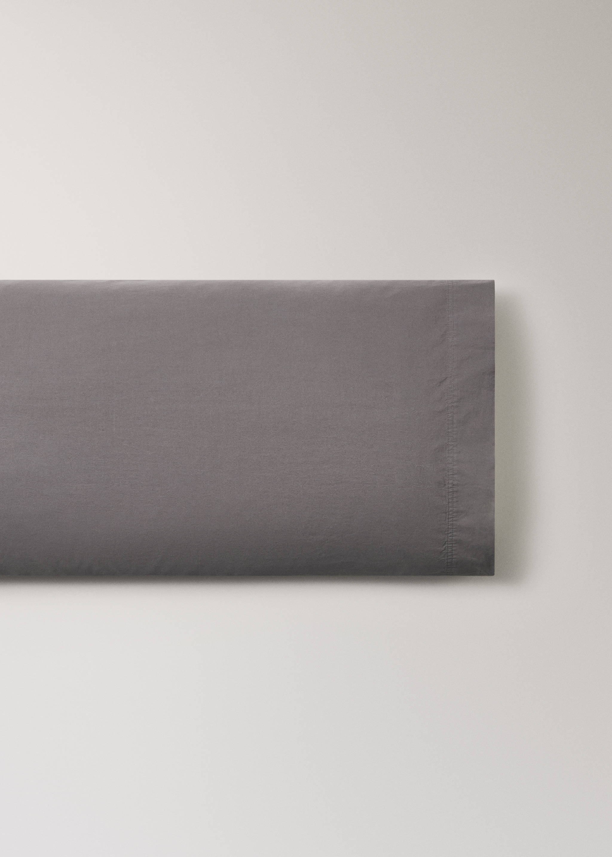 Cotton poplin double-stitched pillowcase 45x110 cm - Article without model