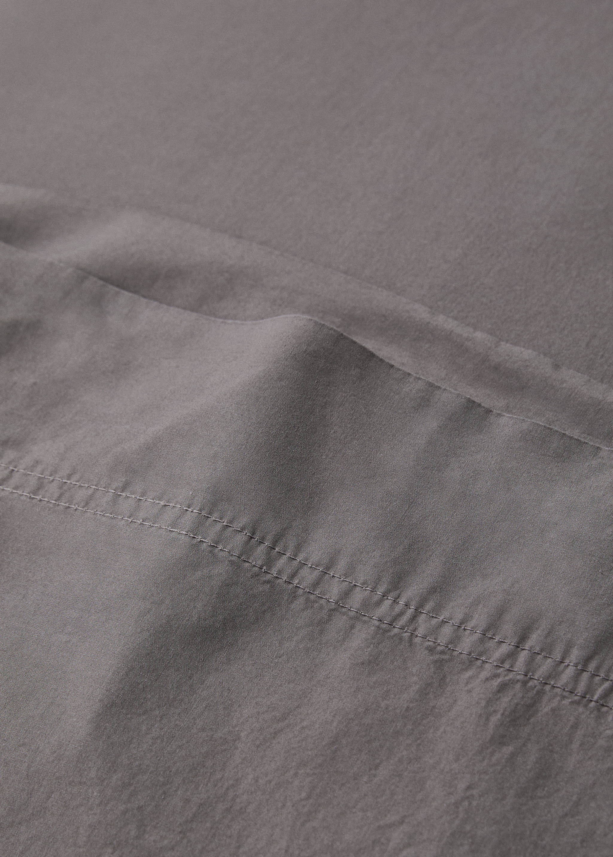 Cotton poplin double-stitched pillowcase 45x110 cm - Details of the article 2