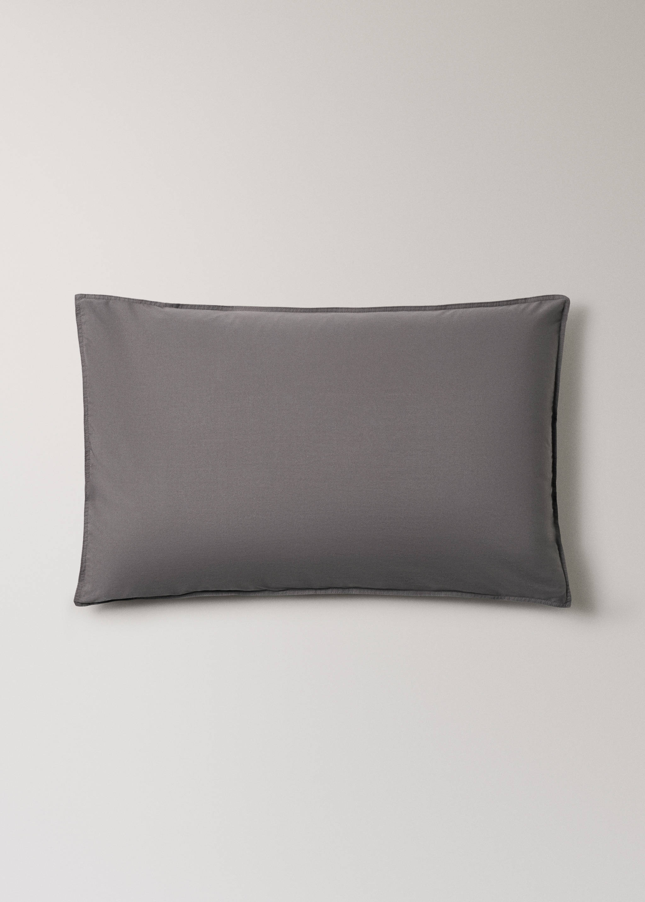 Two cotton poplin double-stitched pillowcases 50x75 cm - Article without model