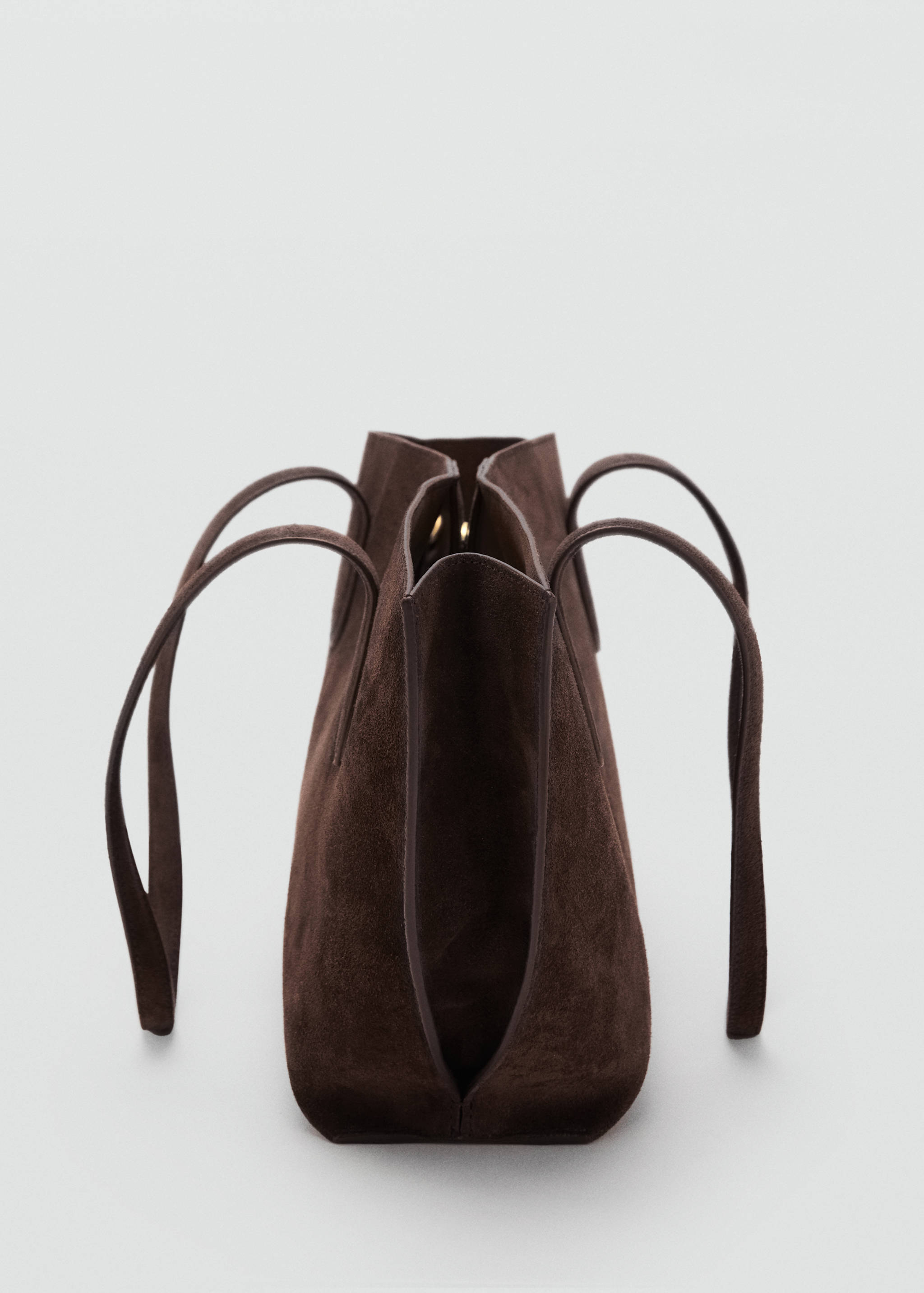 Мини-сумка шоппер из спилка - Деталь изделия 1