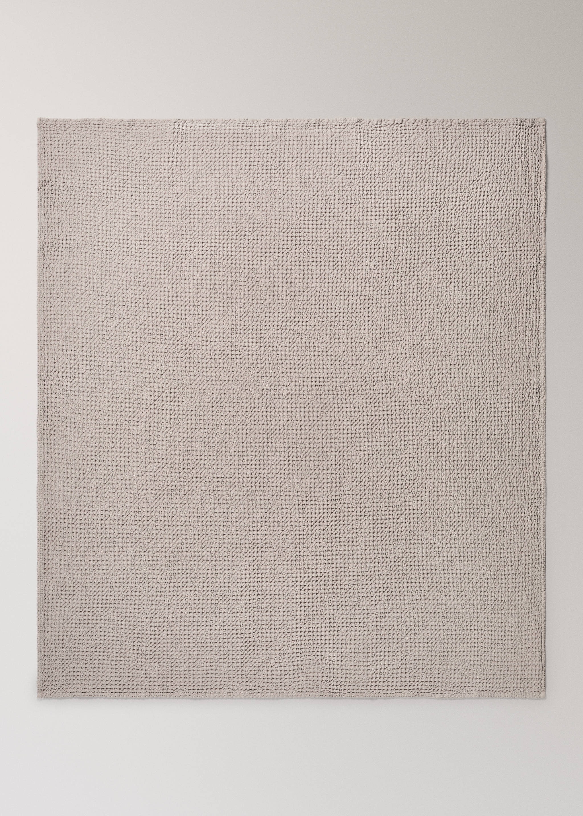 Cot bedspread cotton garment-dyed waffle blanket 90/105 cm - Details of the article 3