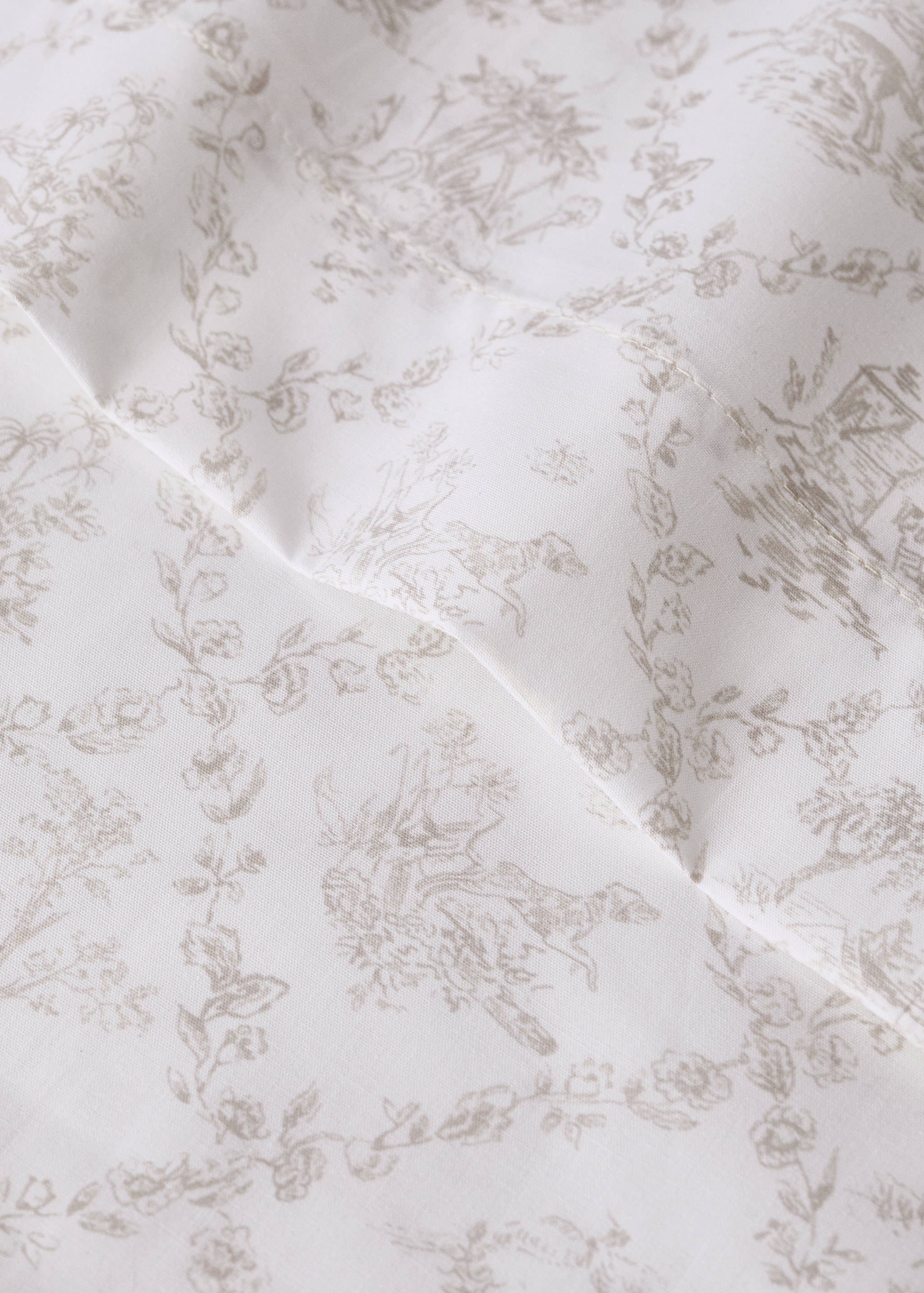 Σετ πανωσέντονο και μαξιλάρι για μικρή κούνια Toile de Jouy - Λεπτομέρεια του προϊόντος 1