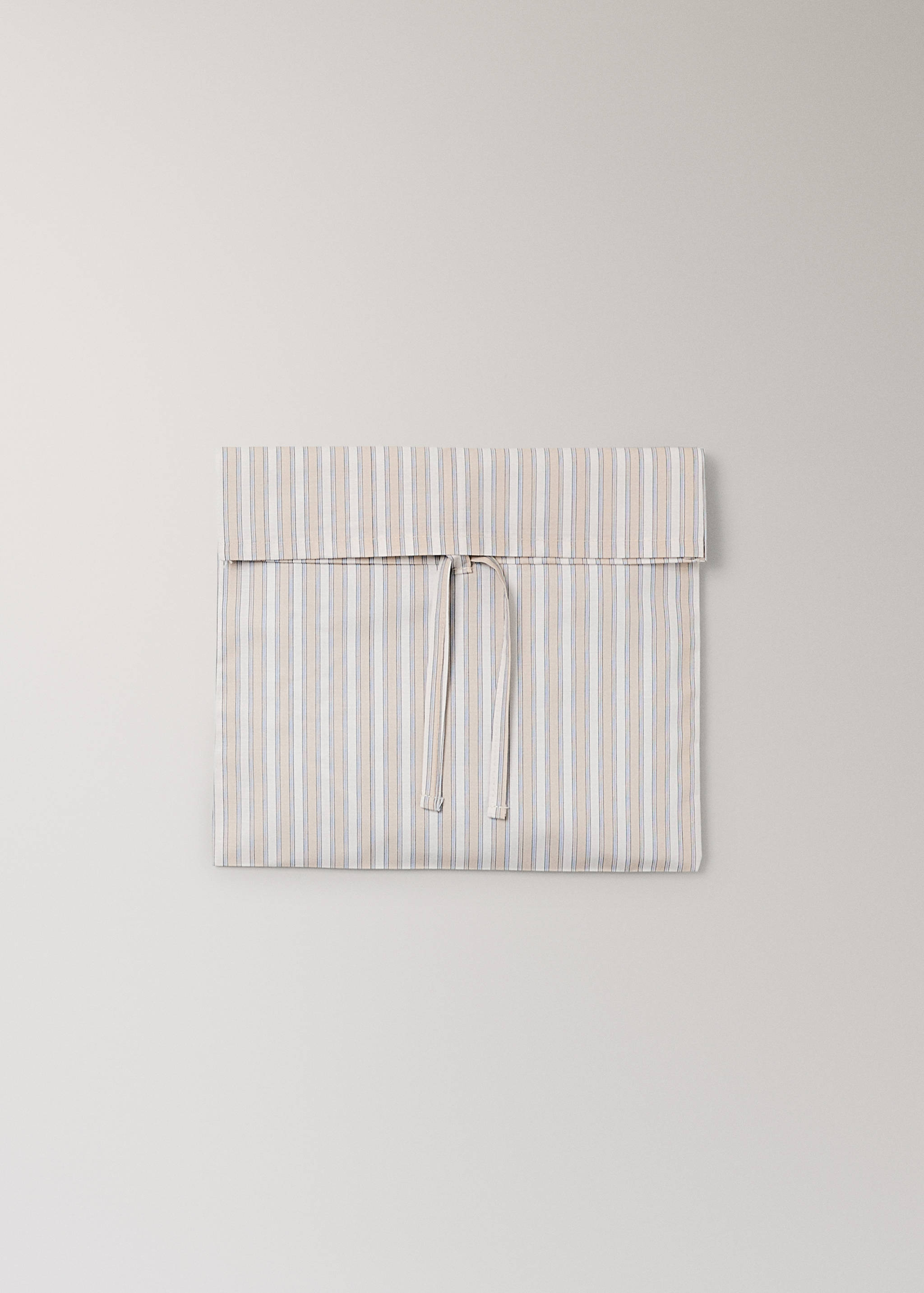 Set sábanas algodón percal estampado rayas mini cuna - Detalle del artículo 5