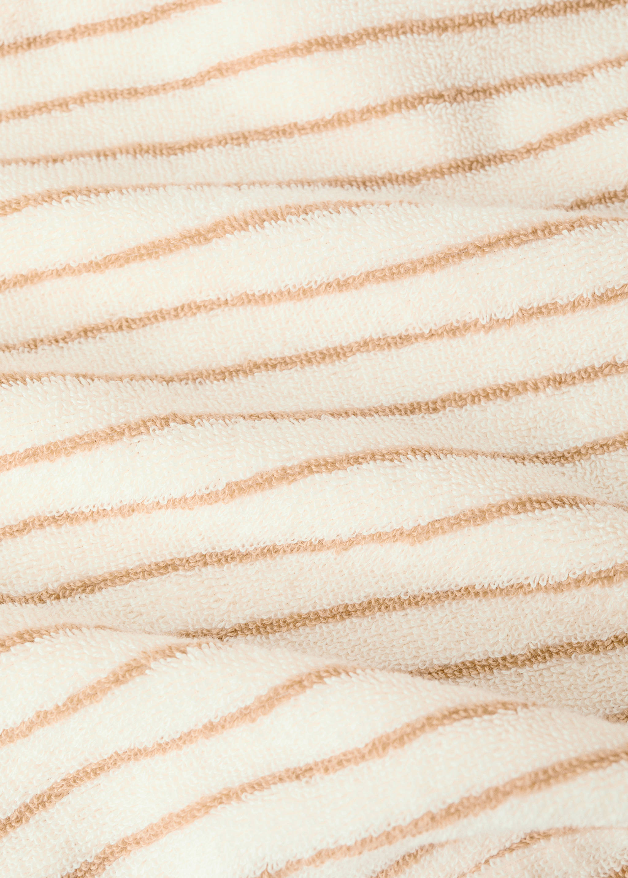 Bademantel mit zweifarbigen Streifen - Detail des Artikels 3