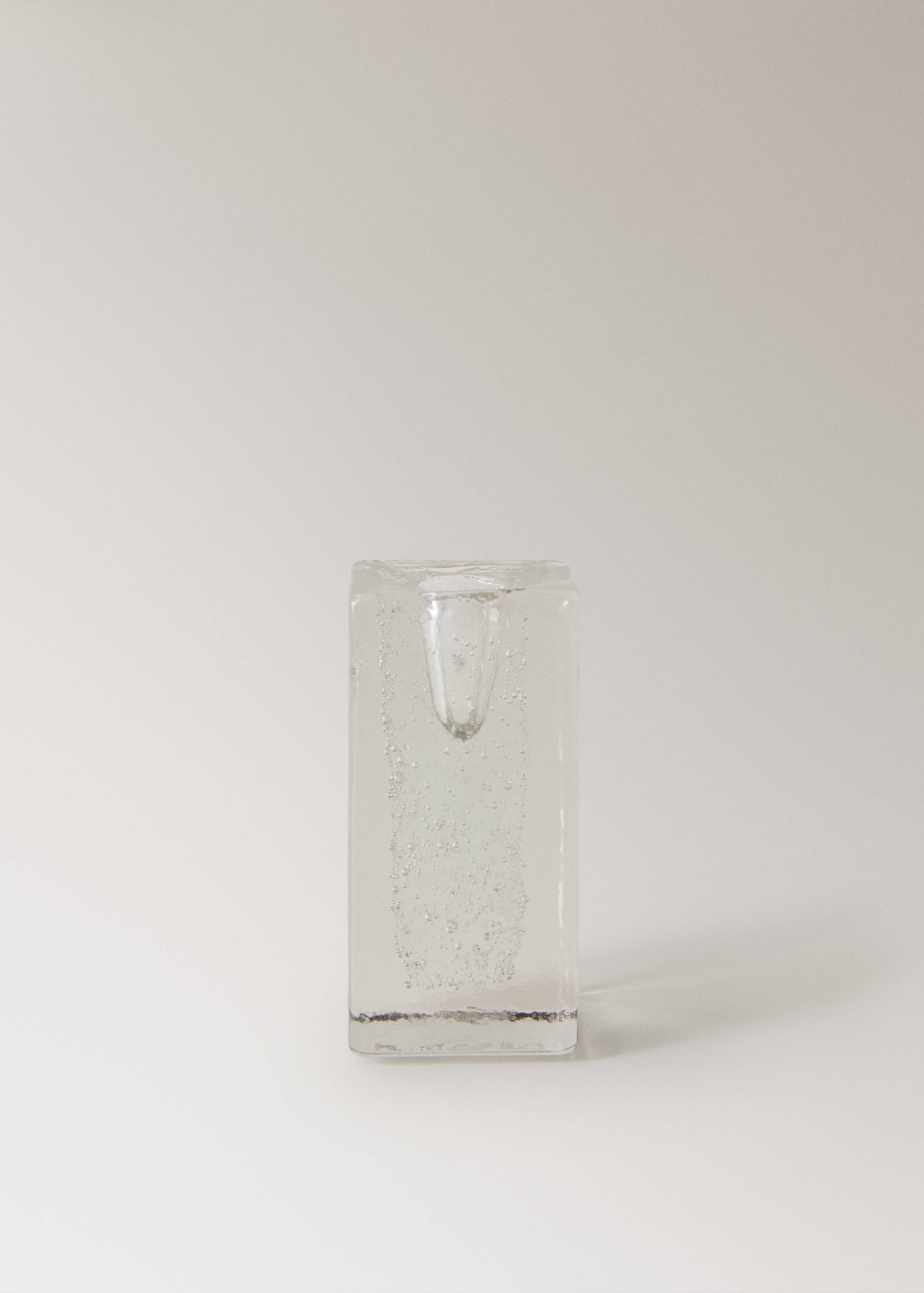 Tall bubble glass candlestick - Details of the article 3