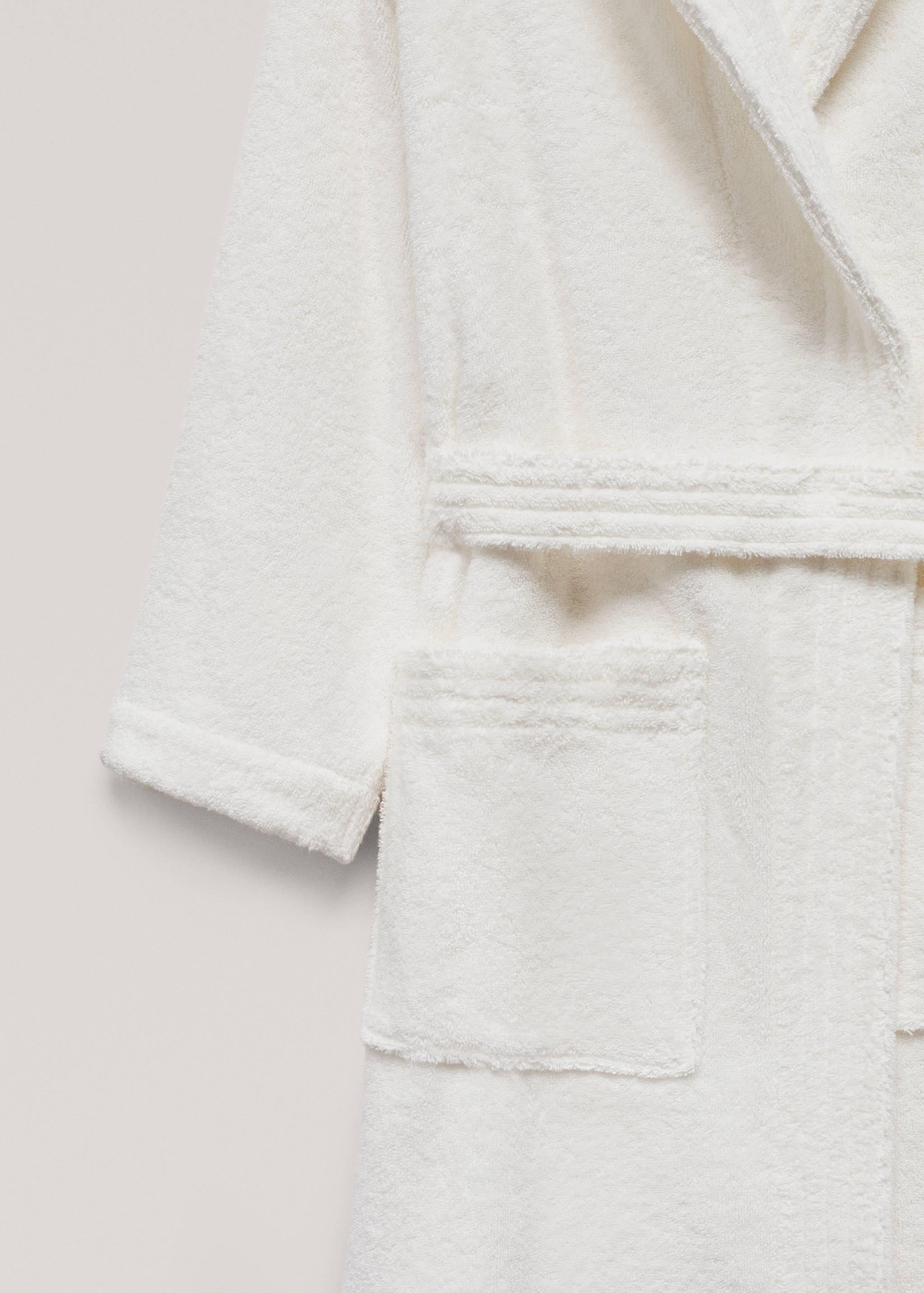 Soft cotton bathrobe - Details of the article 1