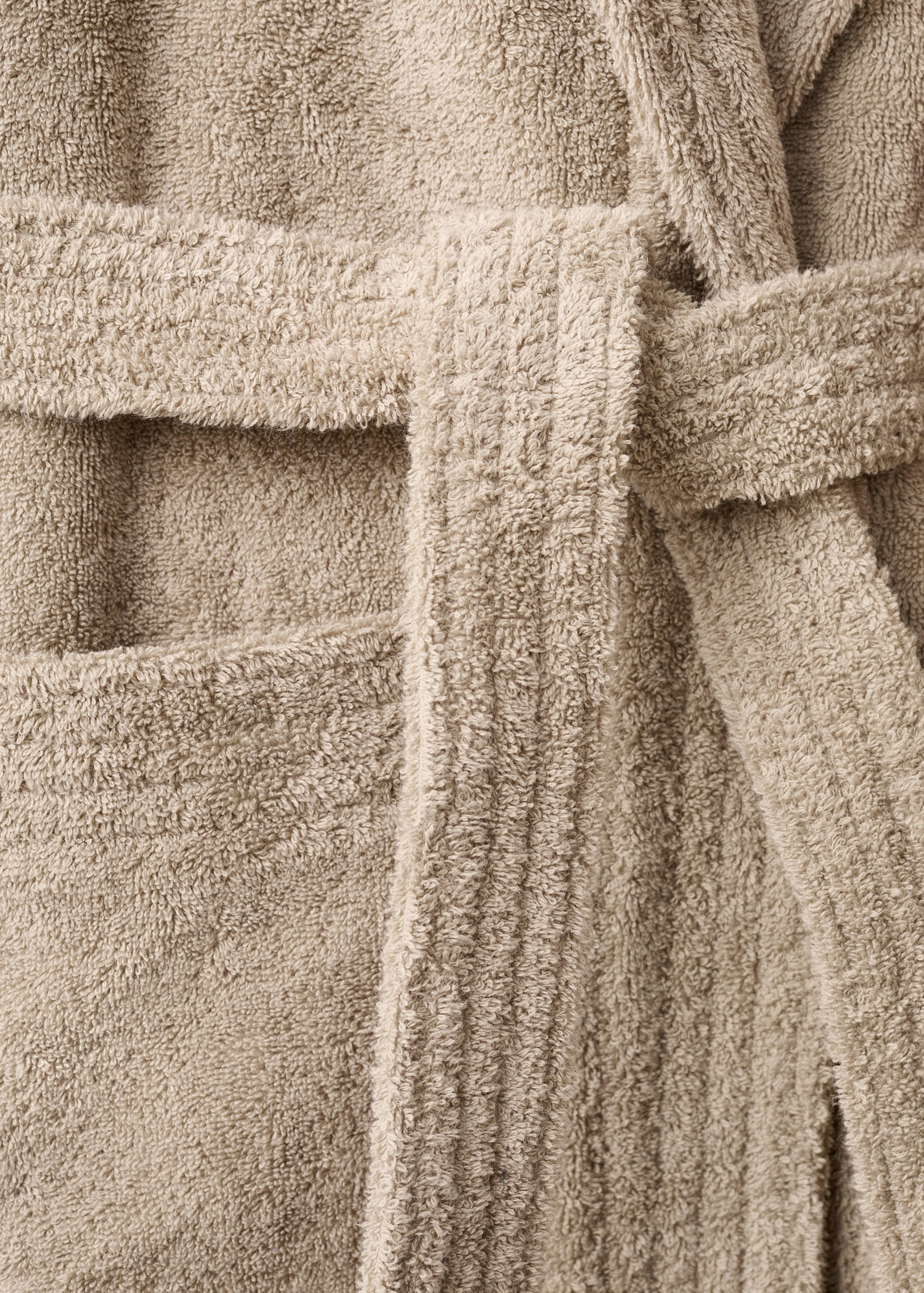 Soft cotton bathrobe - Details of the article 1