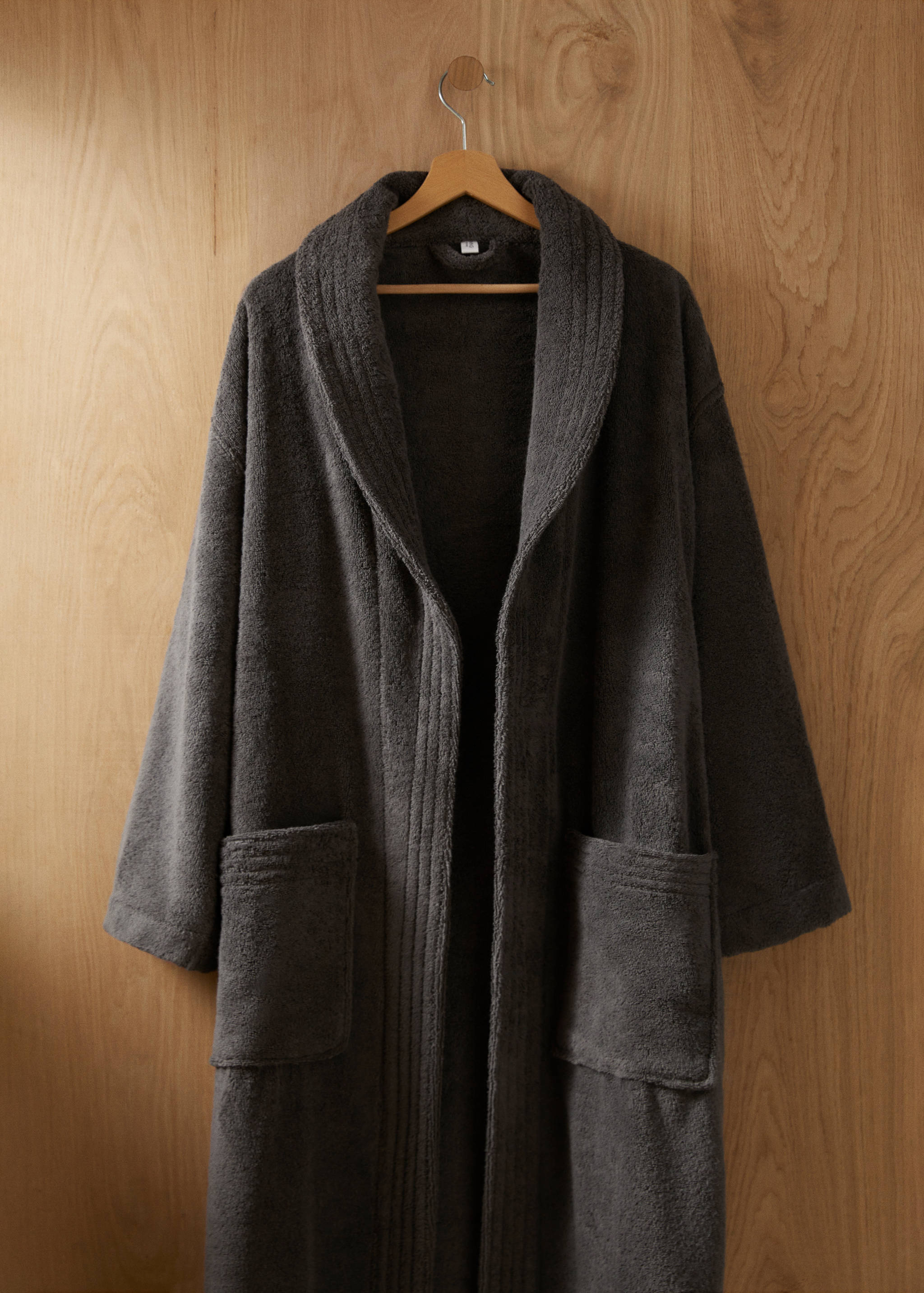 Soft cotton bathrobe - General plane