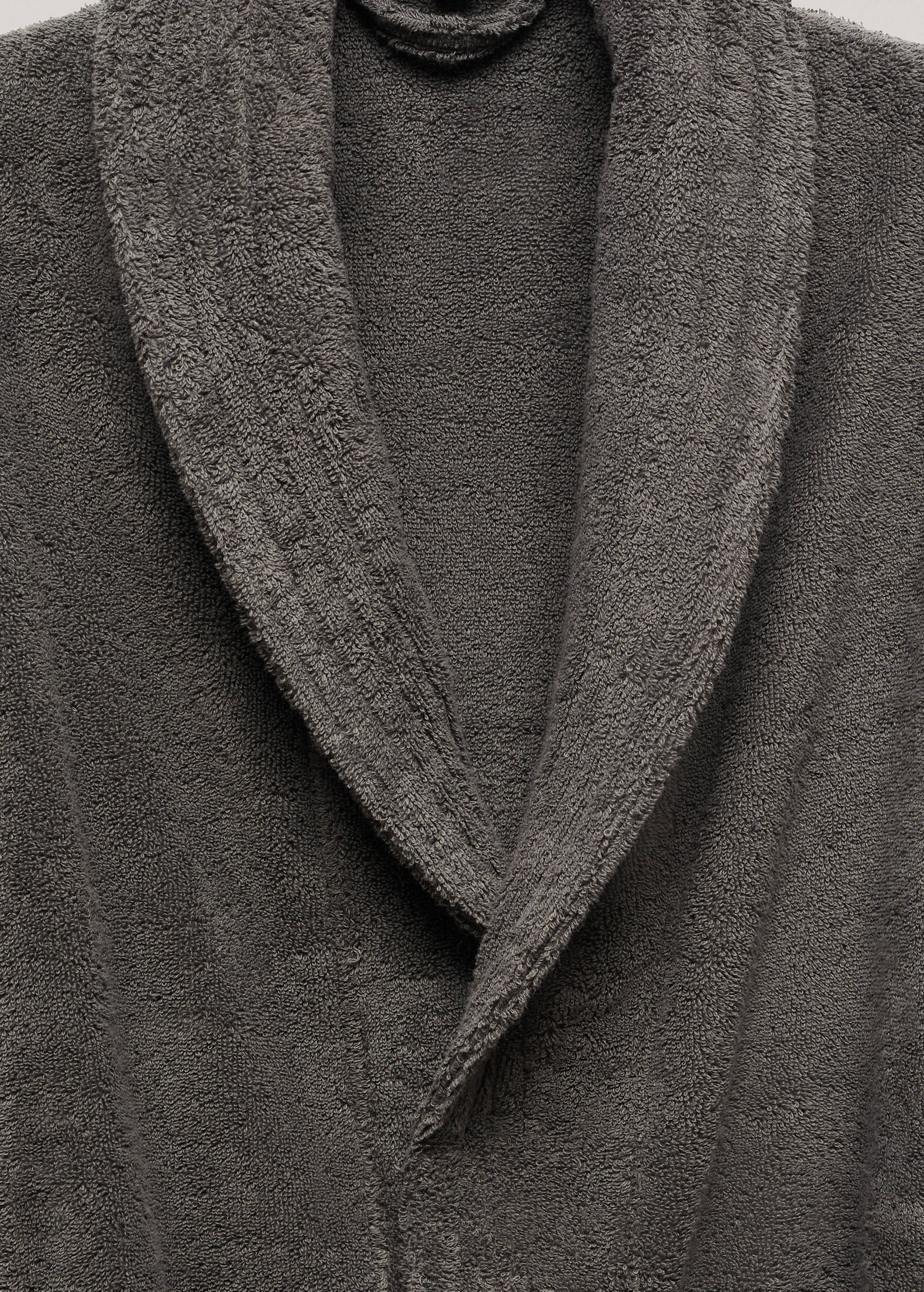 Soft cotton bathrobe - Details of the article 1