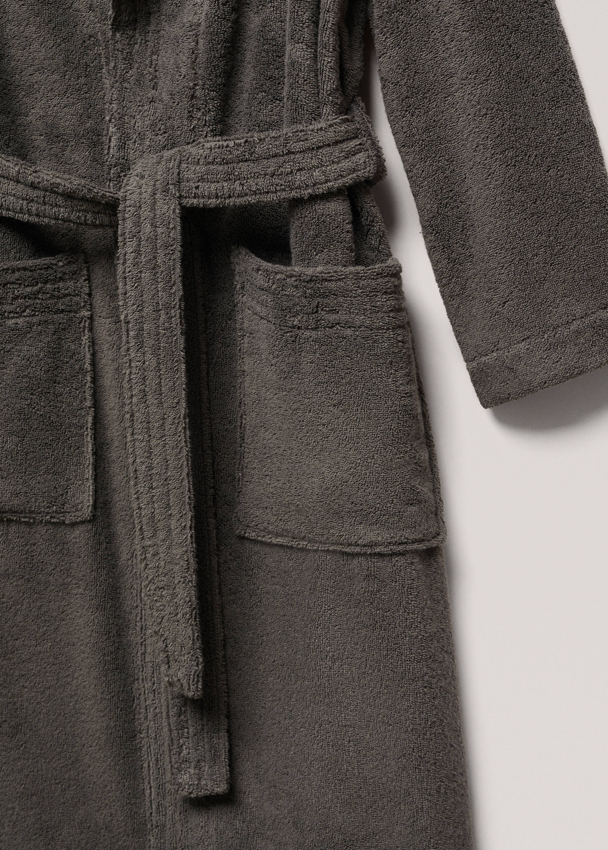 Soft cotton bathrobe - Details of the article 2