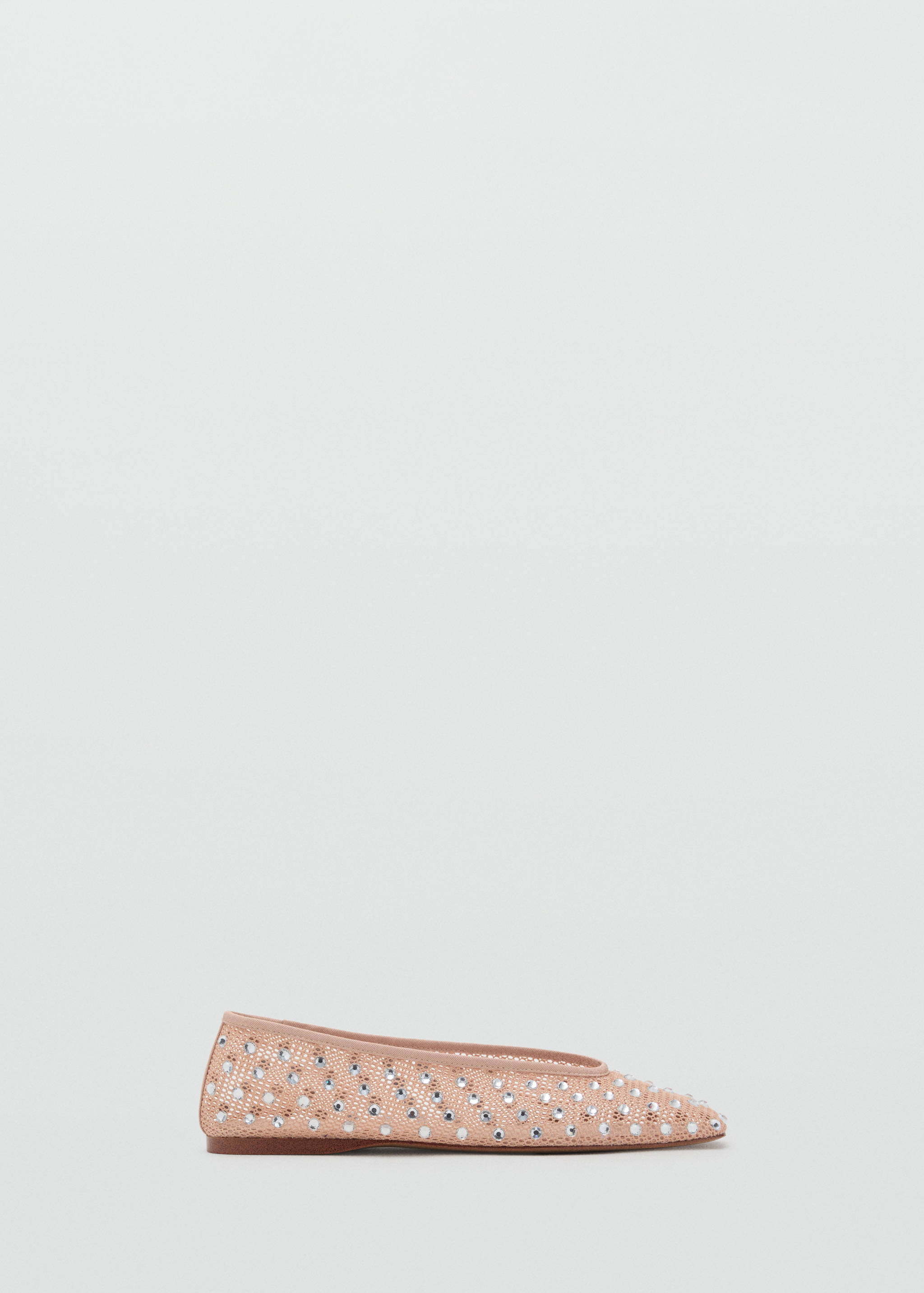 Mesh rhinestone ballet flats - Article without model
