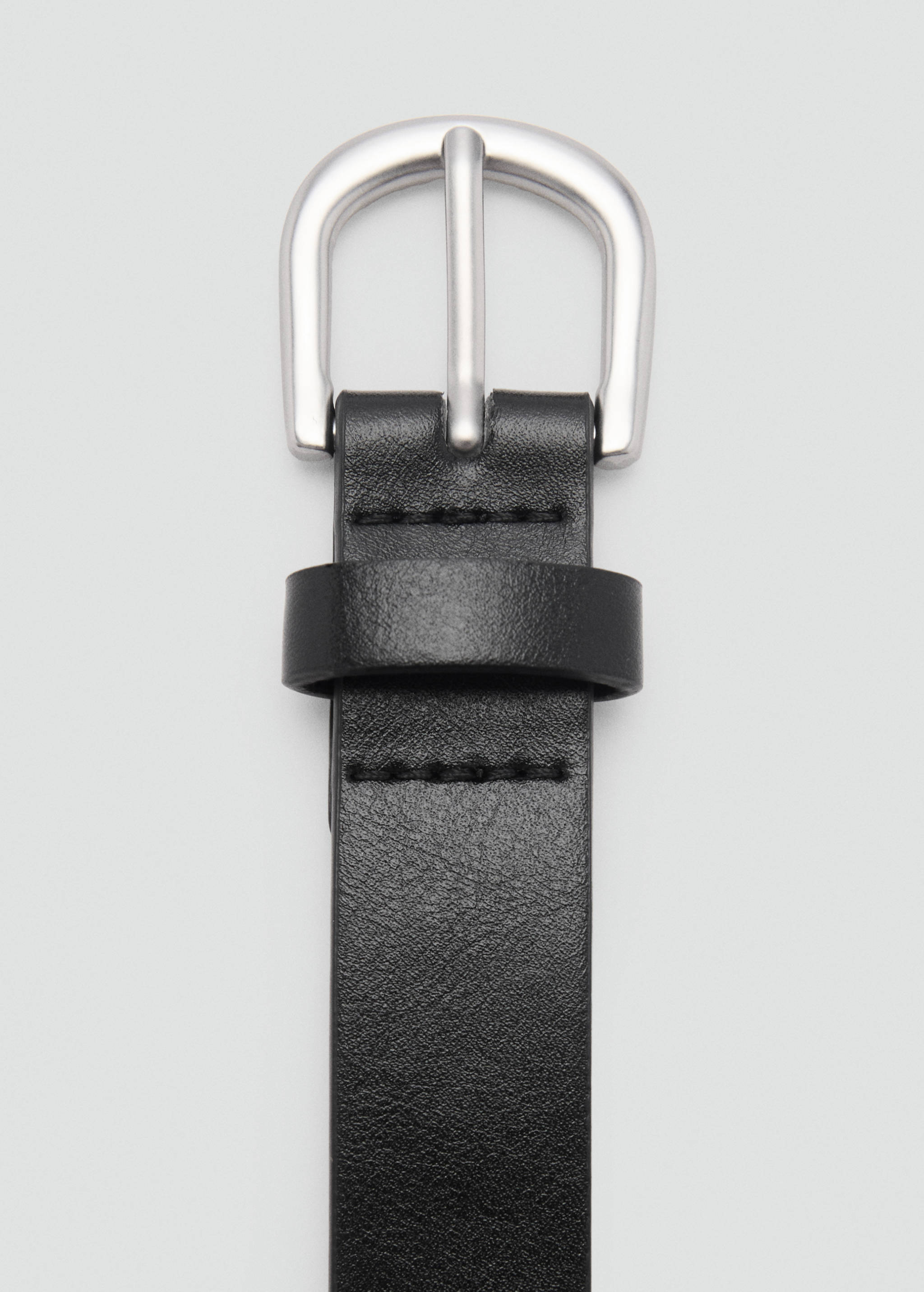 Faux-leather belt - Medium plane