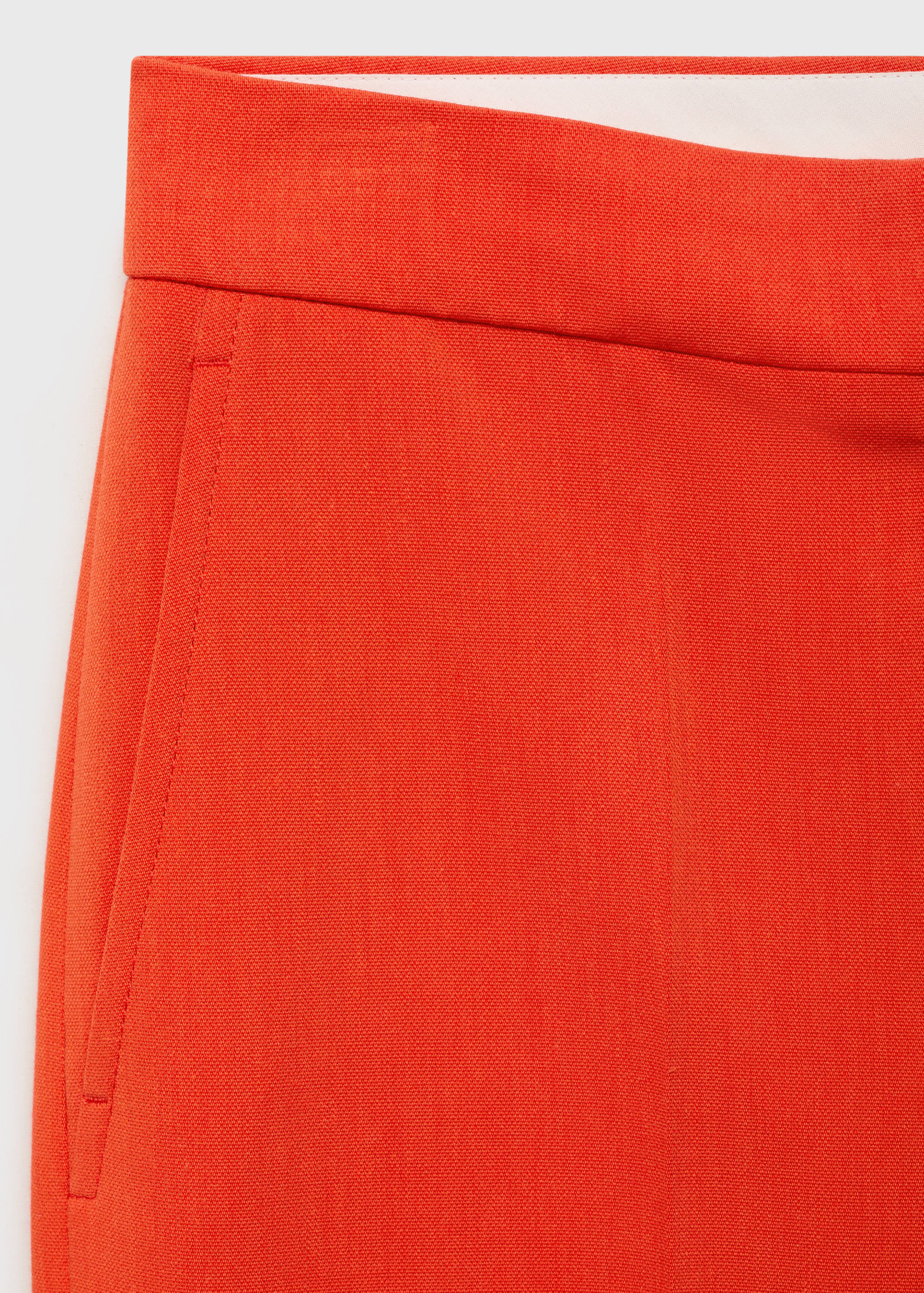 Straight mid-rise suit trousers - Details of the article 8