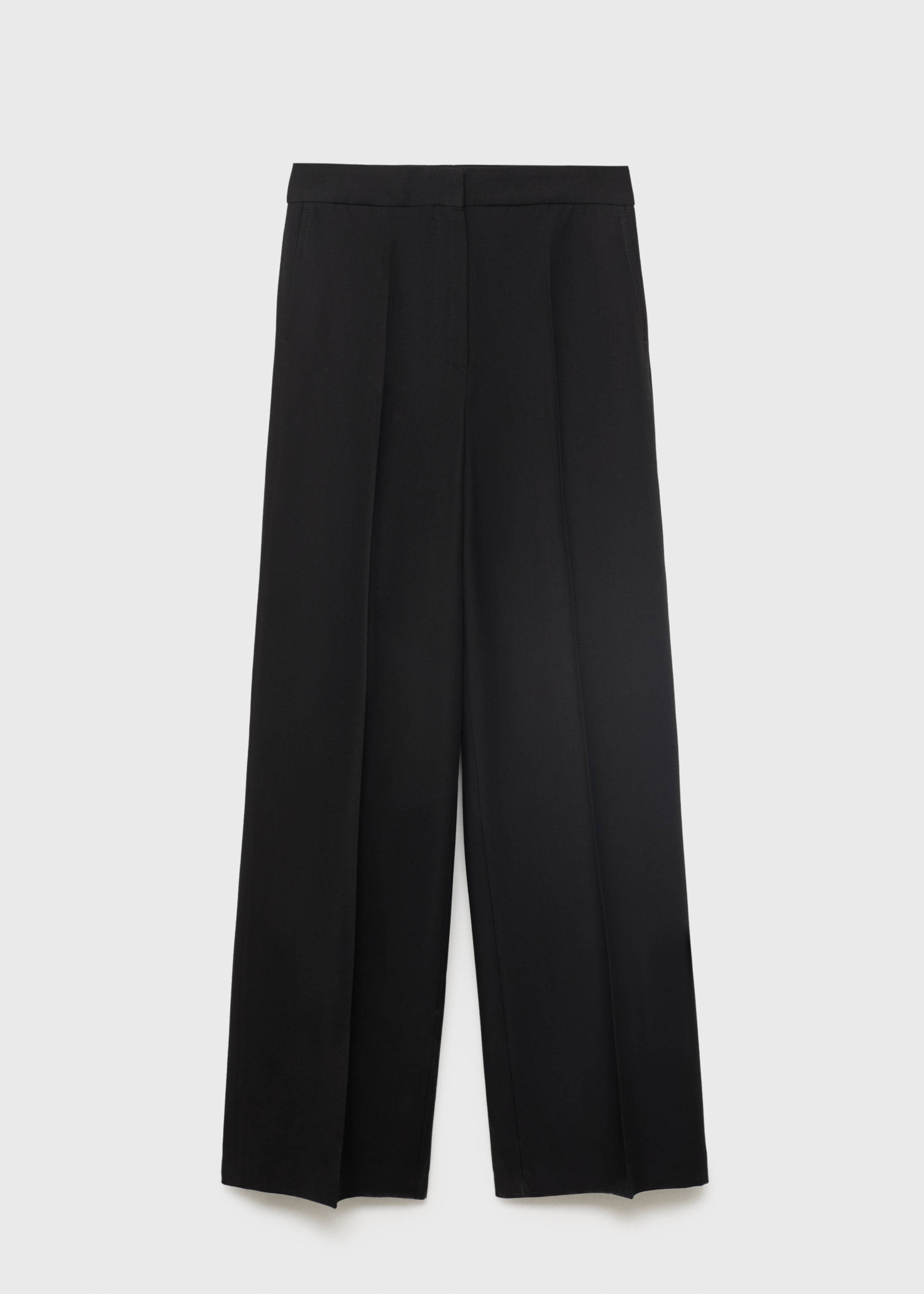 Straight mid-rise suit trousers - Article without model