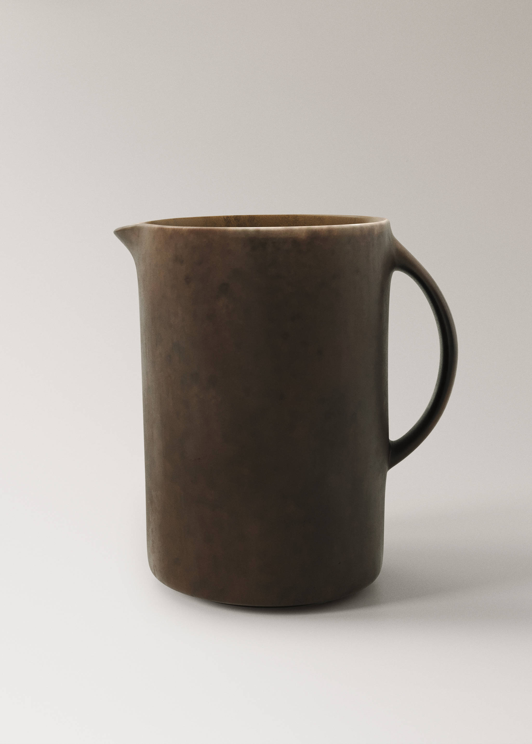 Matte stoneware jar - Article without model