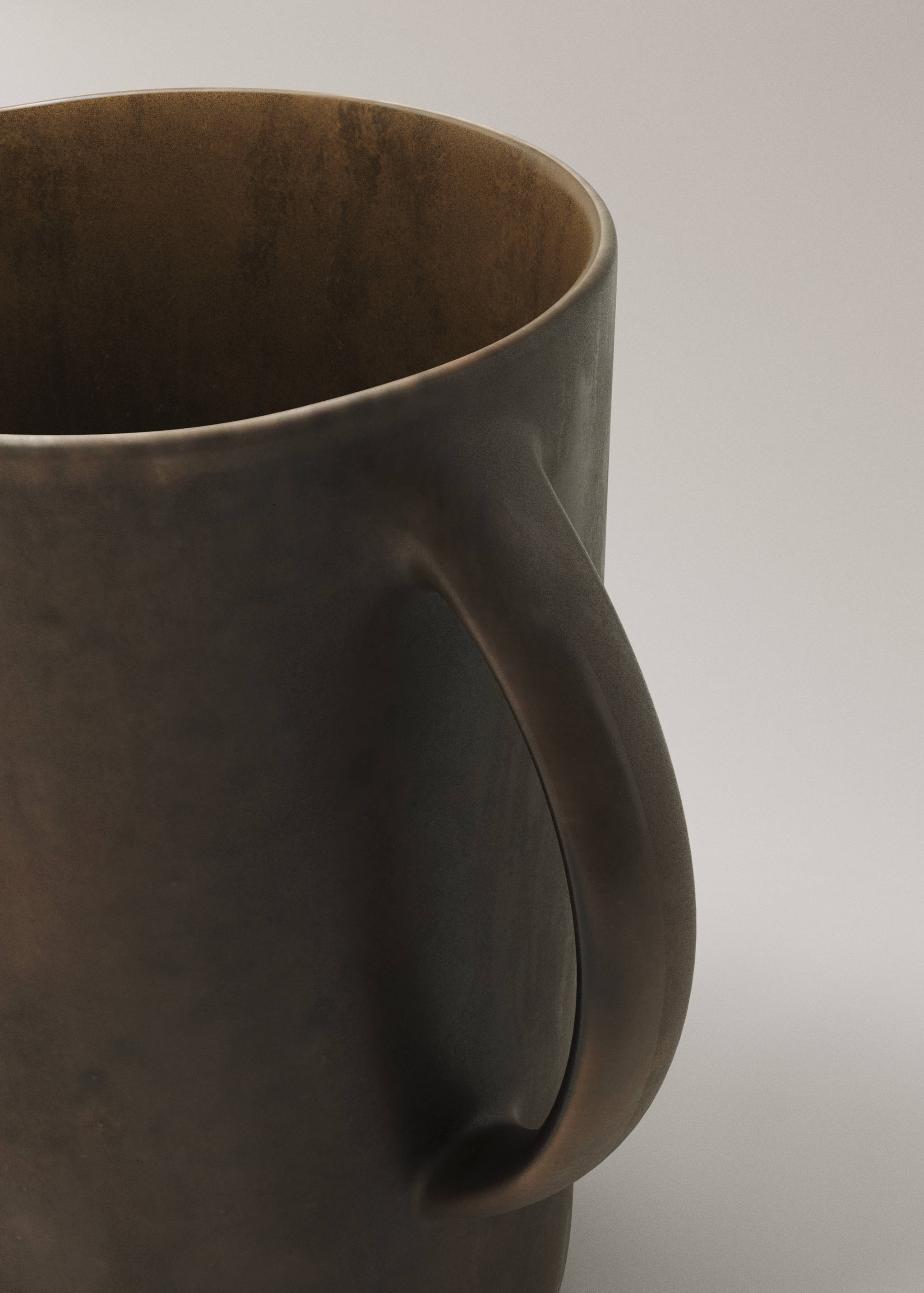 Matte stoneware jar - Details of the article 1
