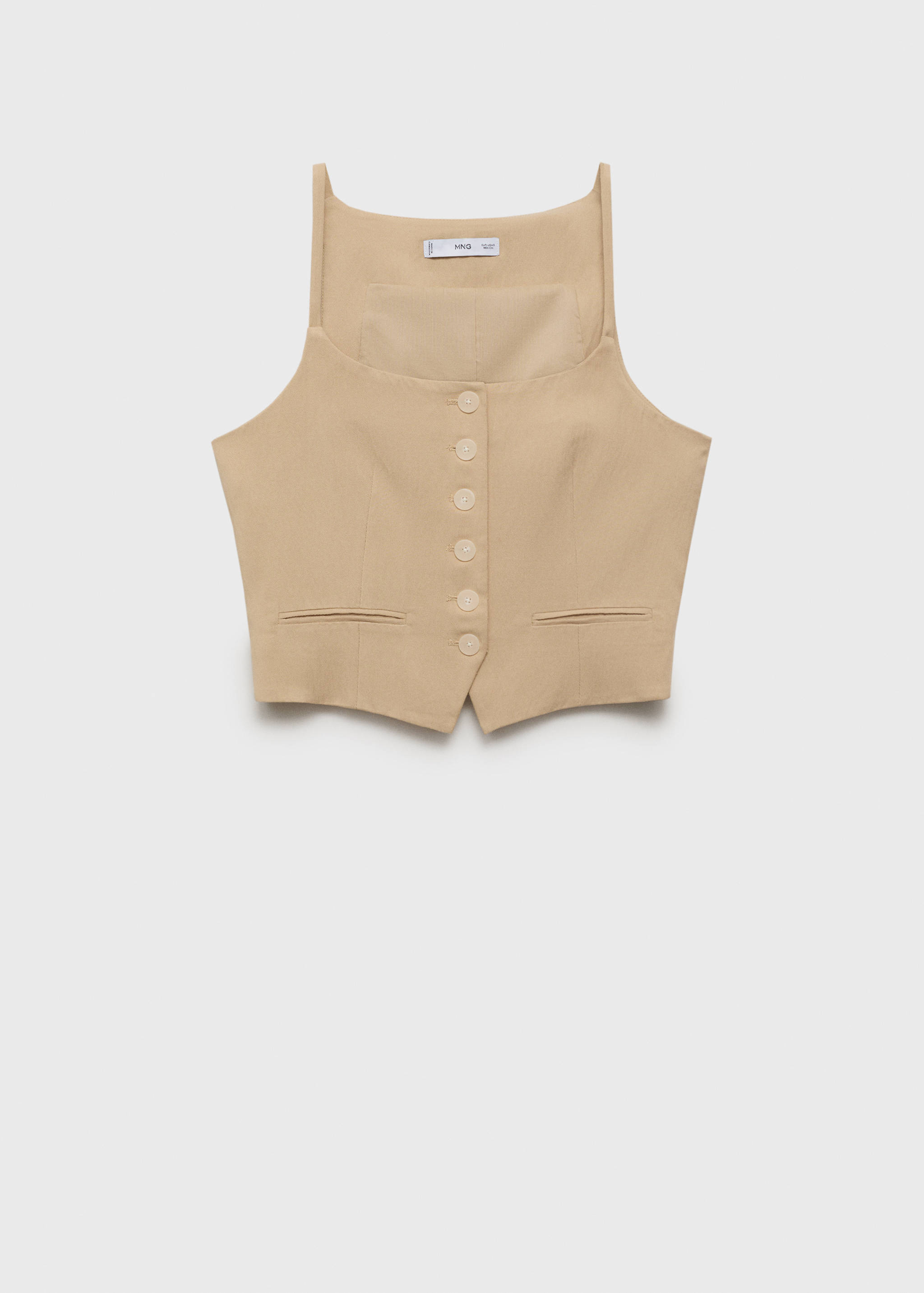 Lyocell suit vest - Article without model