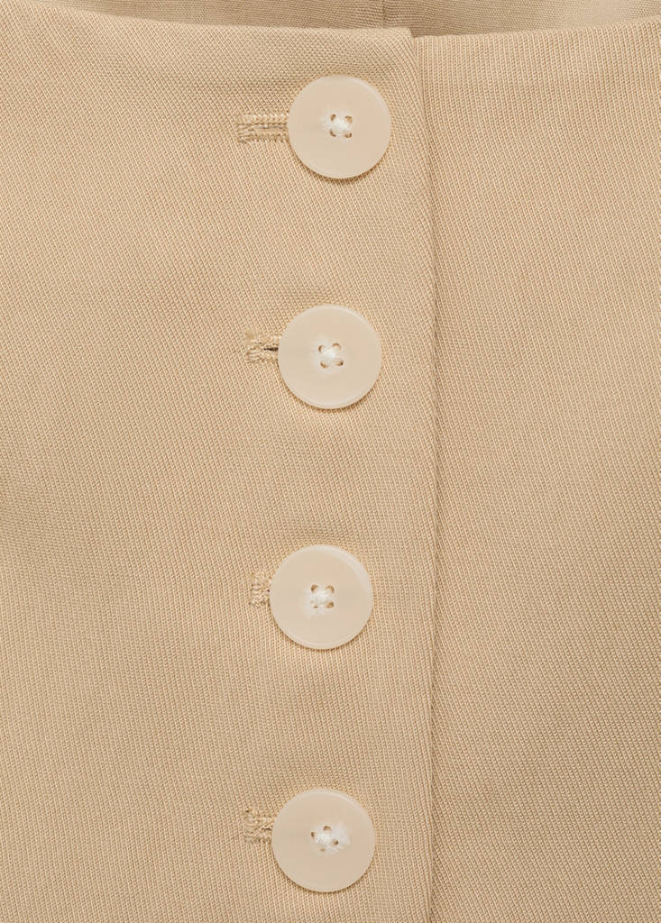 Lyocell suit waistcoat — Beige