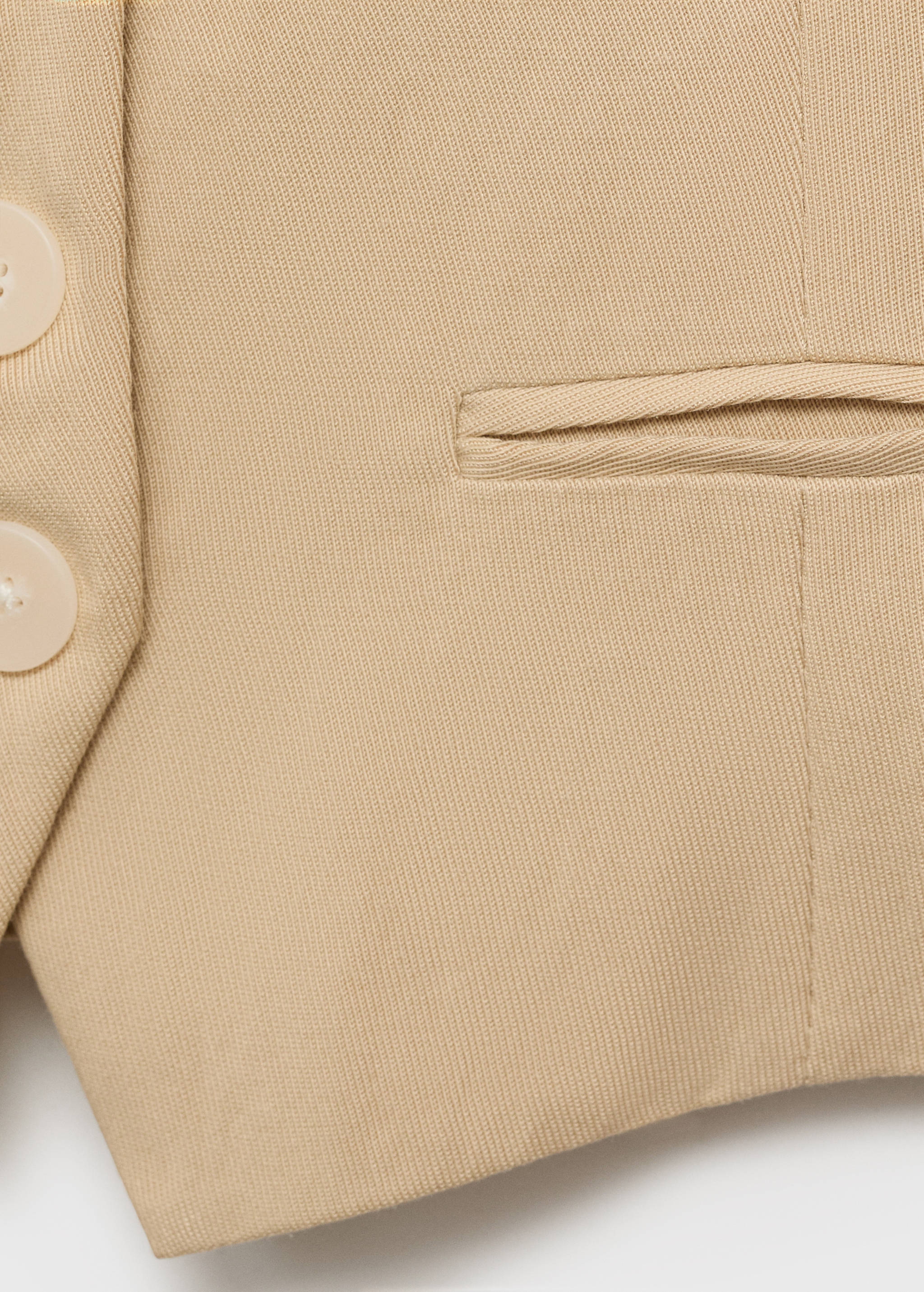 Lyocell suit vest - Details of the article 0
