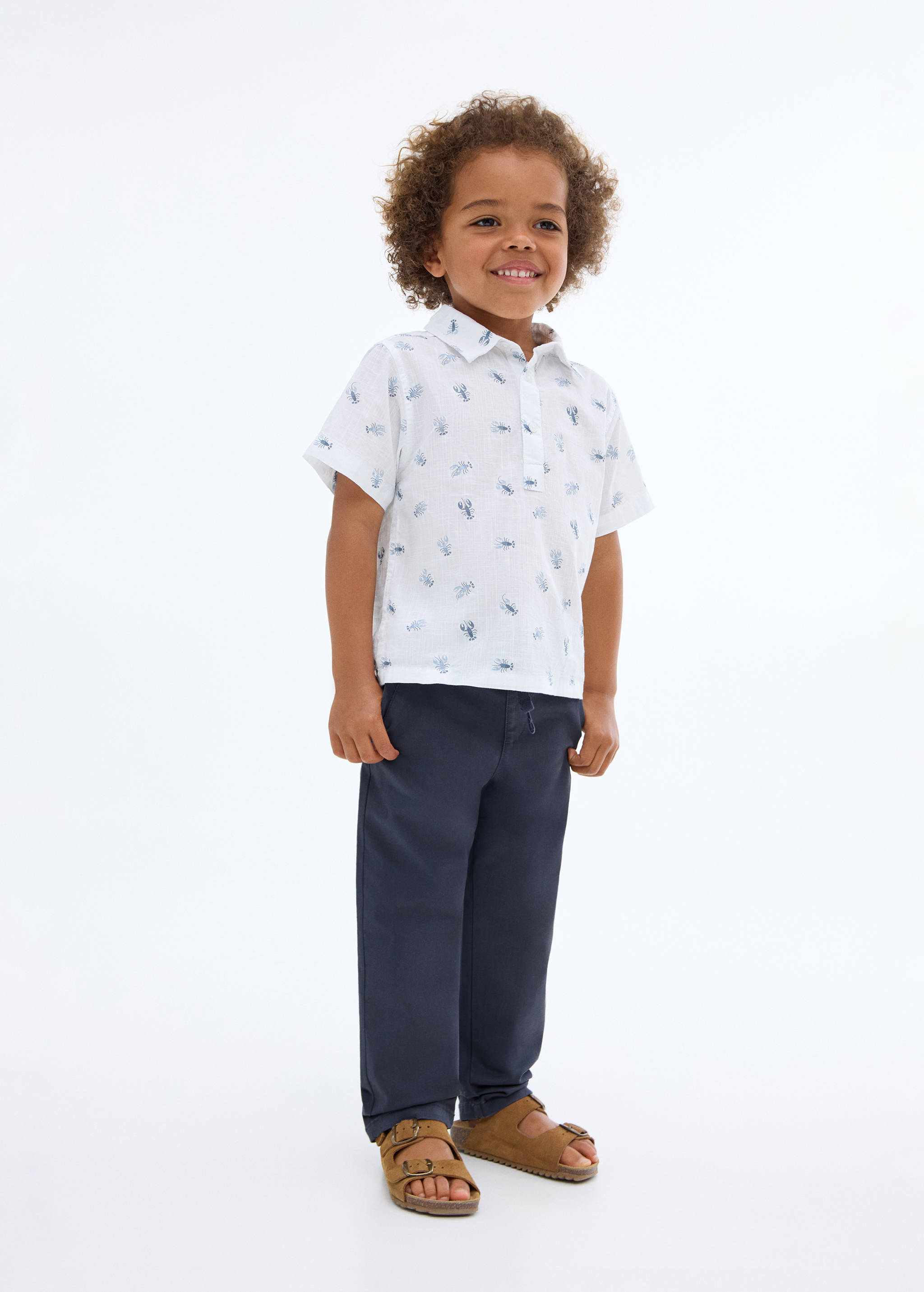 Pantalón algodón cordón - Plano general