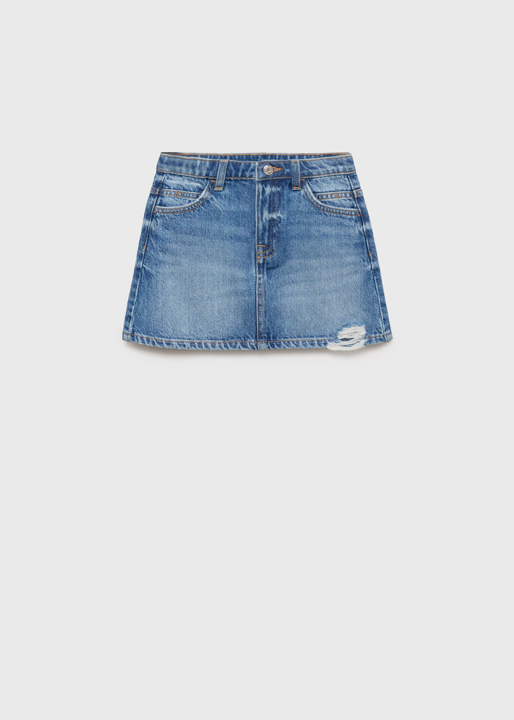 Denim short skirt - Article without model