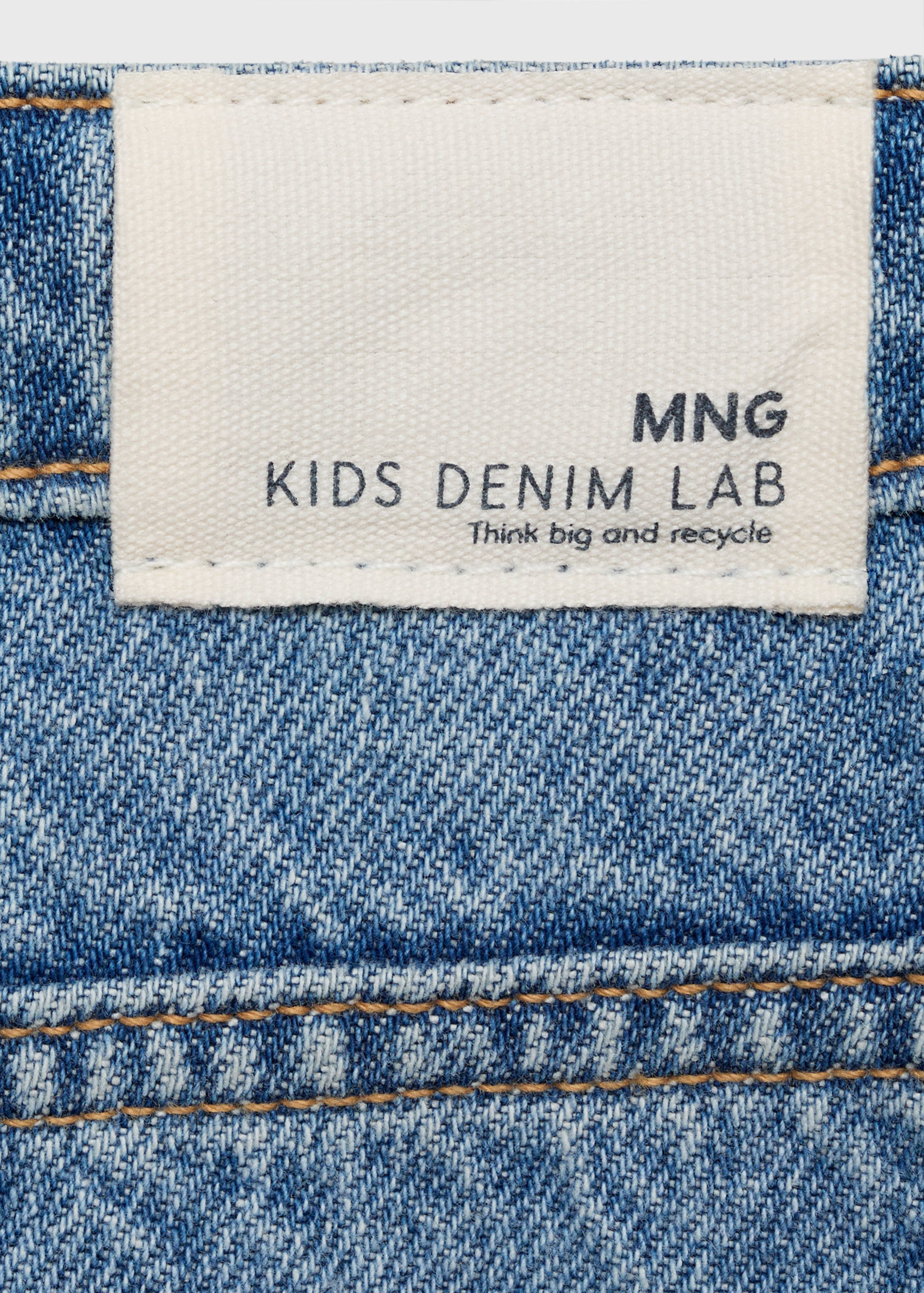 Denim short skirt - Details of the article 0