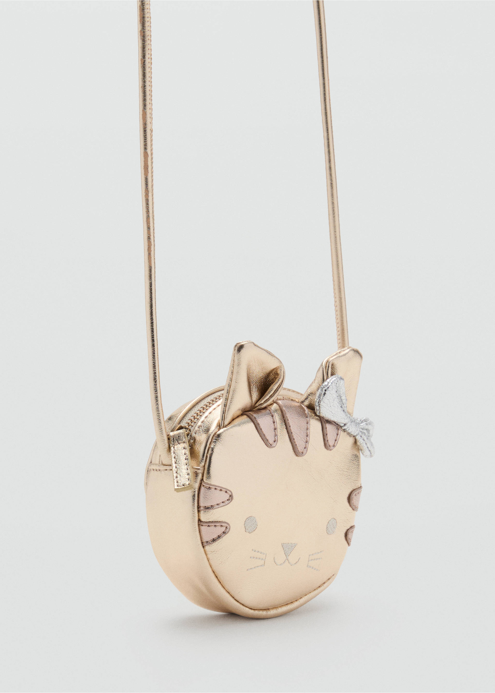 Bolso gatito - Plano medio, Oro. Ref: 17062541-00.